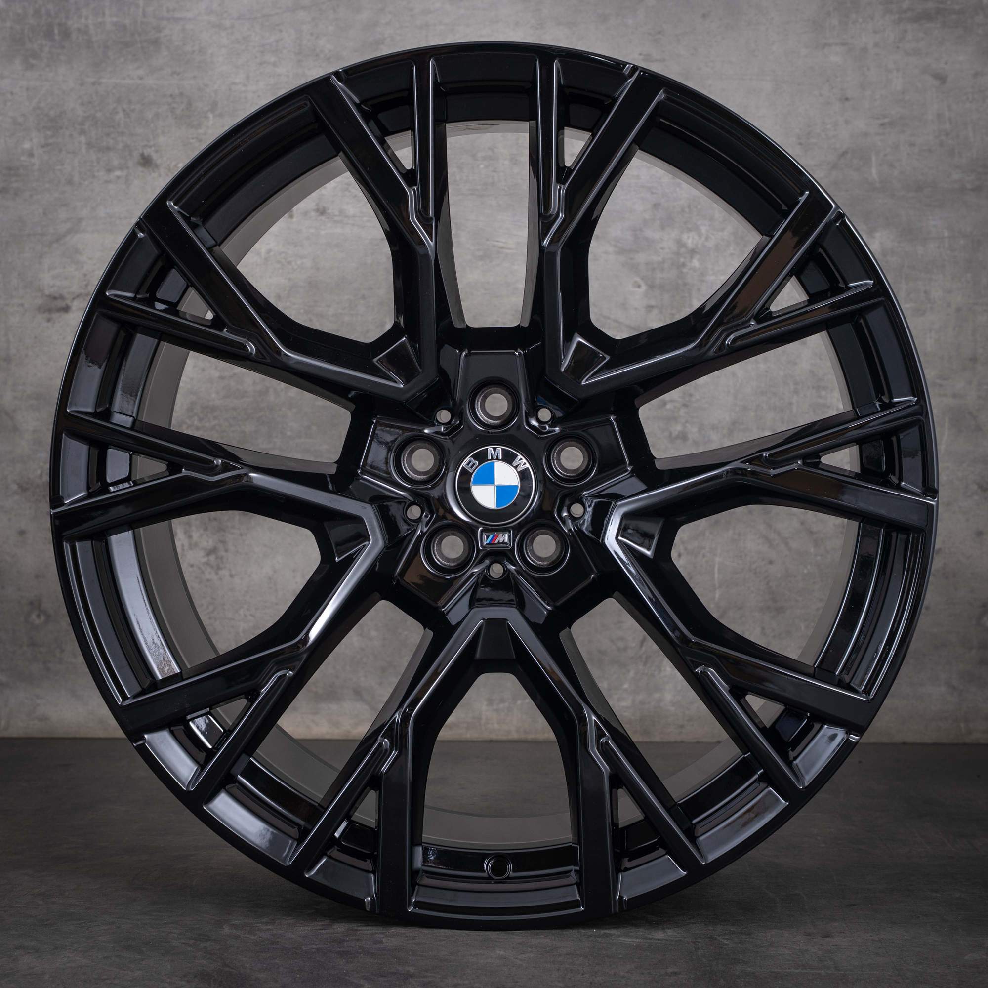 Alkuperäiset BMW X5M X6M vanteet 21–22 tuumaa F95 F96 Styling 809 M 8090796 8090717 kiiltävä musta