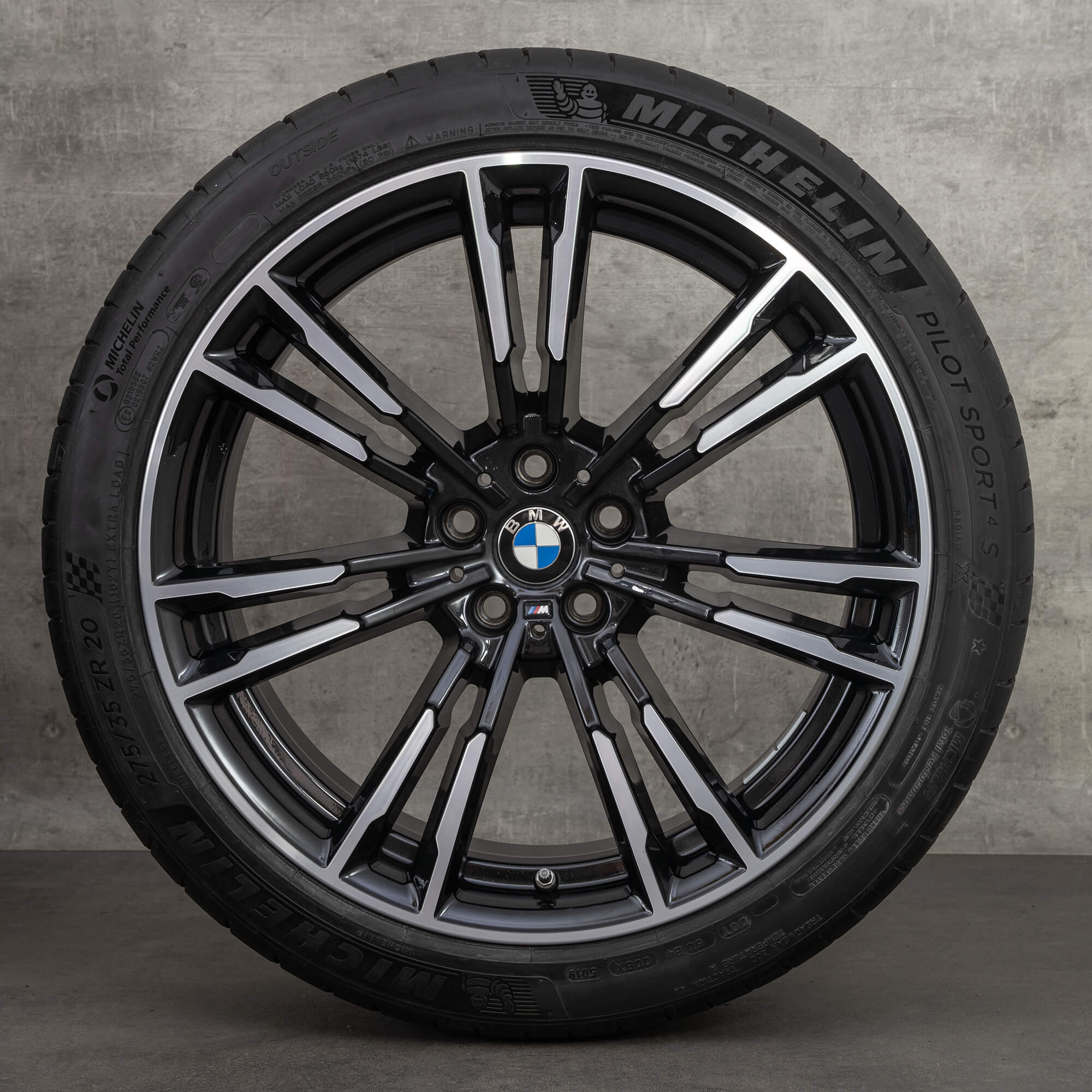 Jantes BMW 20 pouces M5 F90 roues été pneus été style M706 8073977 8073979