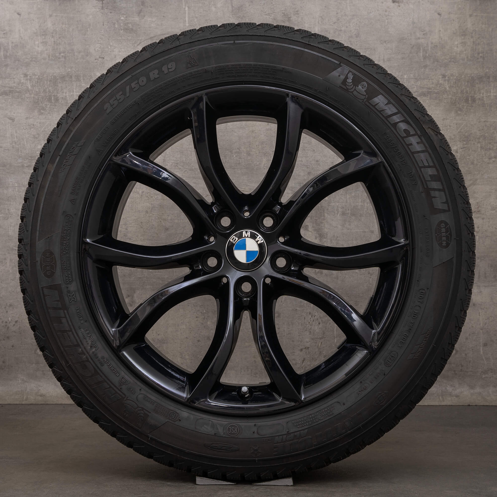 BMW X6 F16 19 Zoll Felgen Winterräder Winterreifen 594 6858872 6858873 schwarz