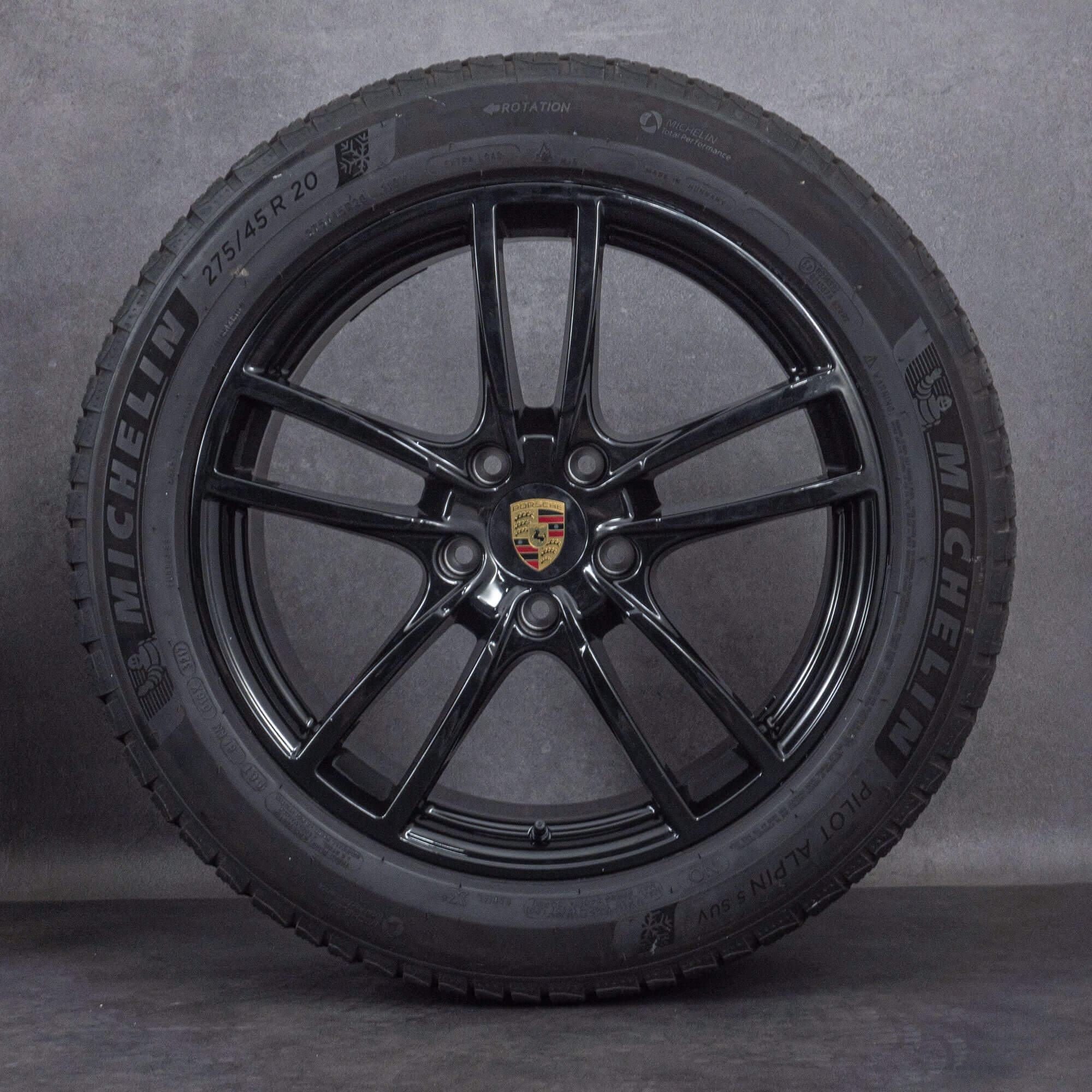 Alkuperäiset Porsche 20 tuuman Cayenne vanteet Coupé talvirenkaat musta