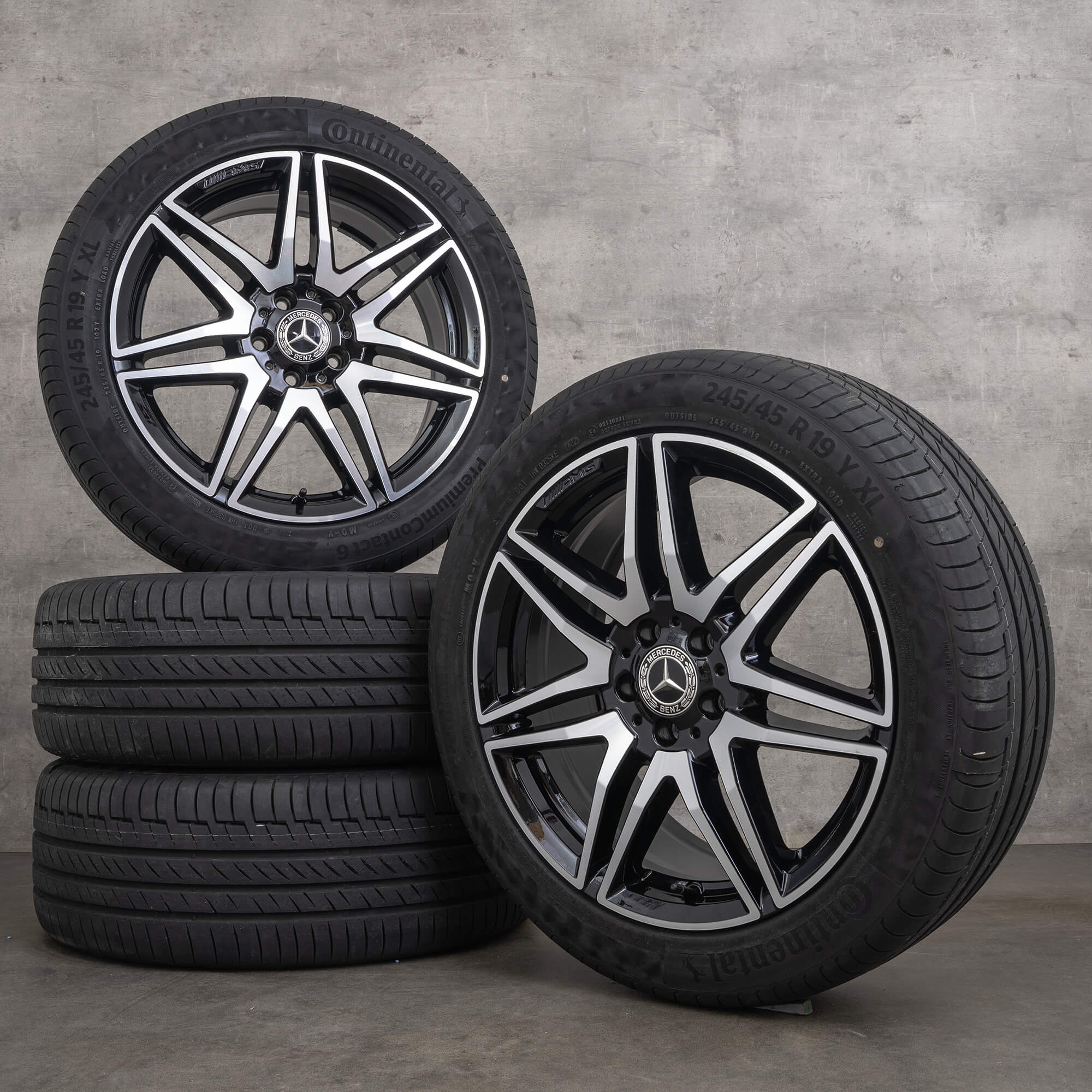 Set Di Calotte Specchietti Per Mercedes W447 Classe V / Vito – Sinistro E Destro, Nere, Dal 03/2014