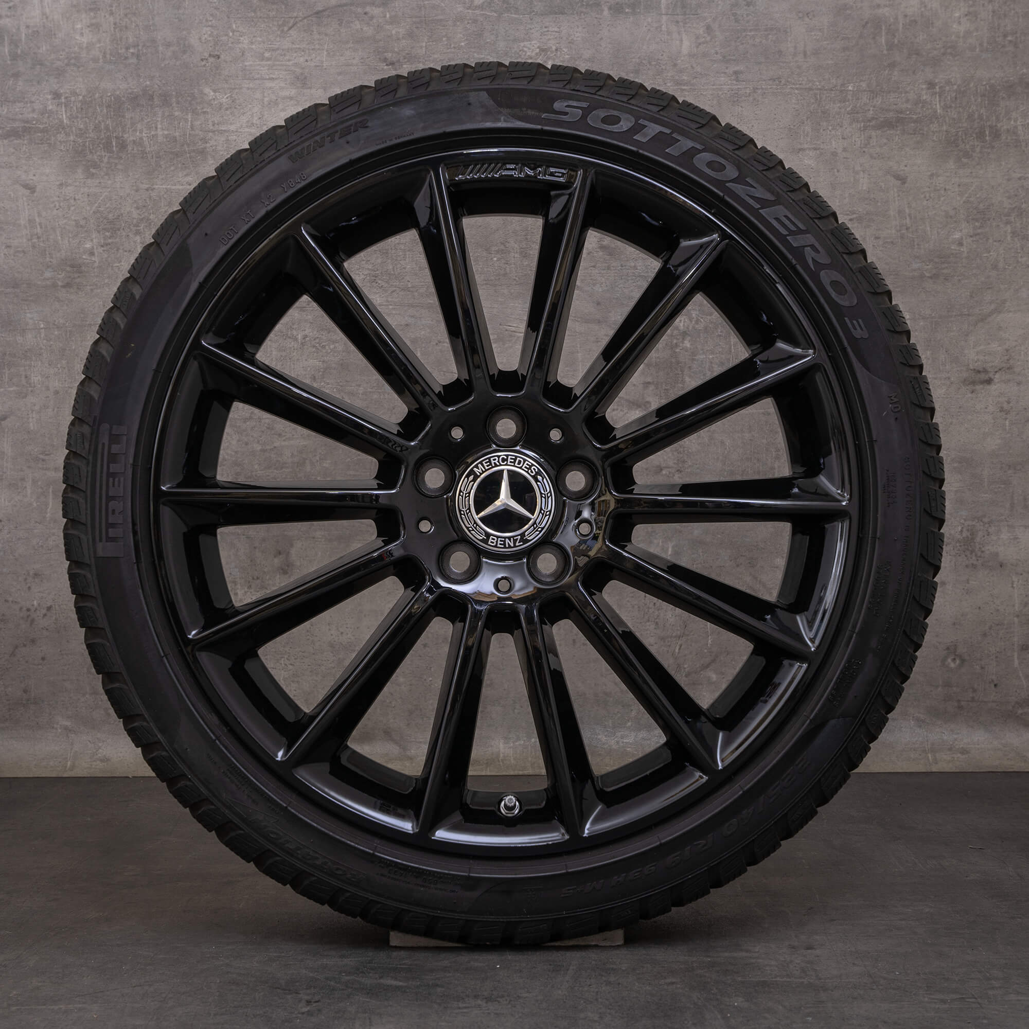 Oem Mercedes Benz A B classe CLA pneus hiver jantes 19 pouces W177 V177 W247 C118 X118 A1774011600 noir brillant
