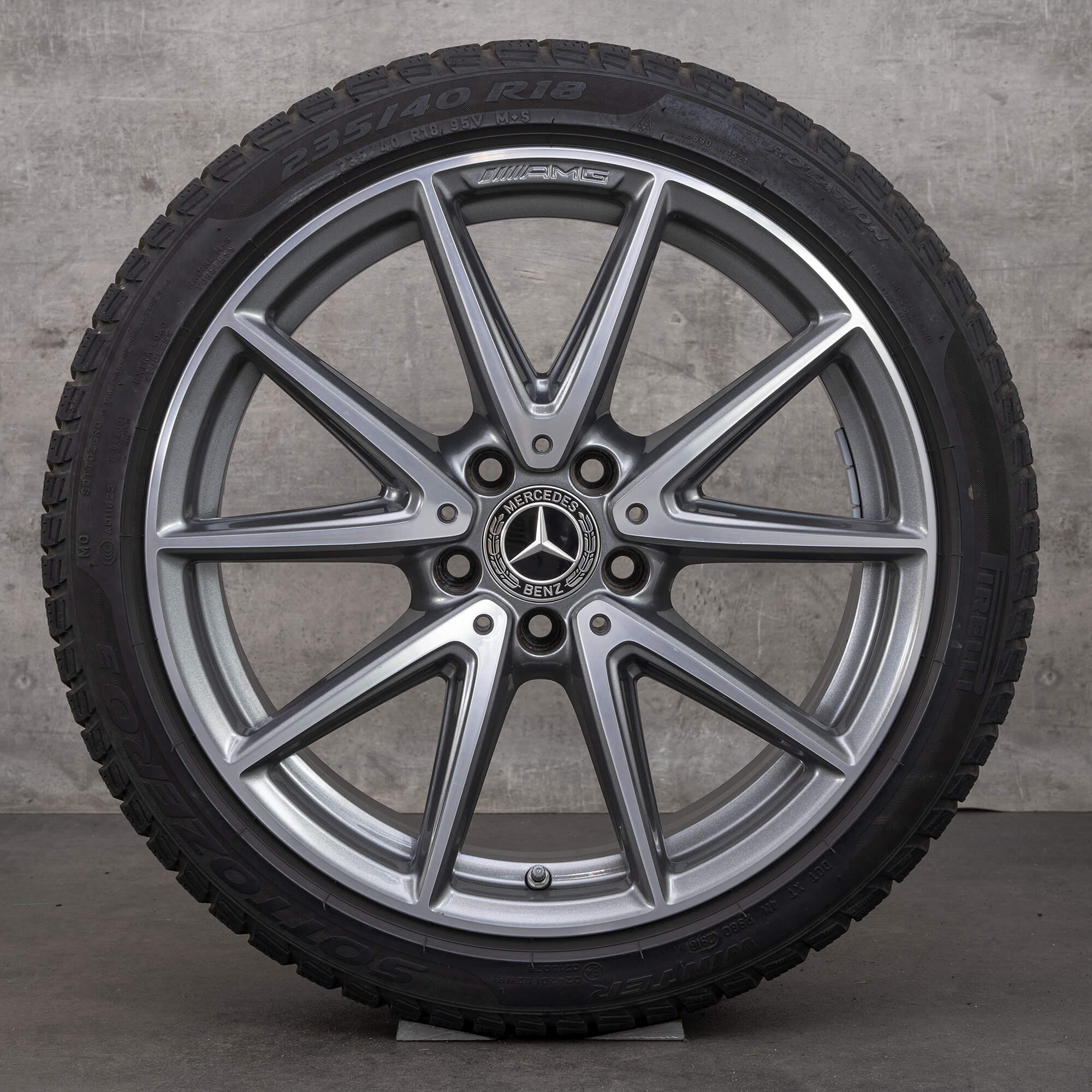 AMG 18 pollici Mercedes Benz A45 CLA45 250 Sport W176 W117 ruote invernali