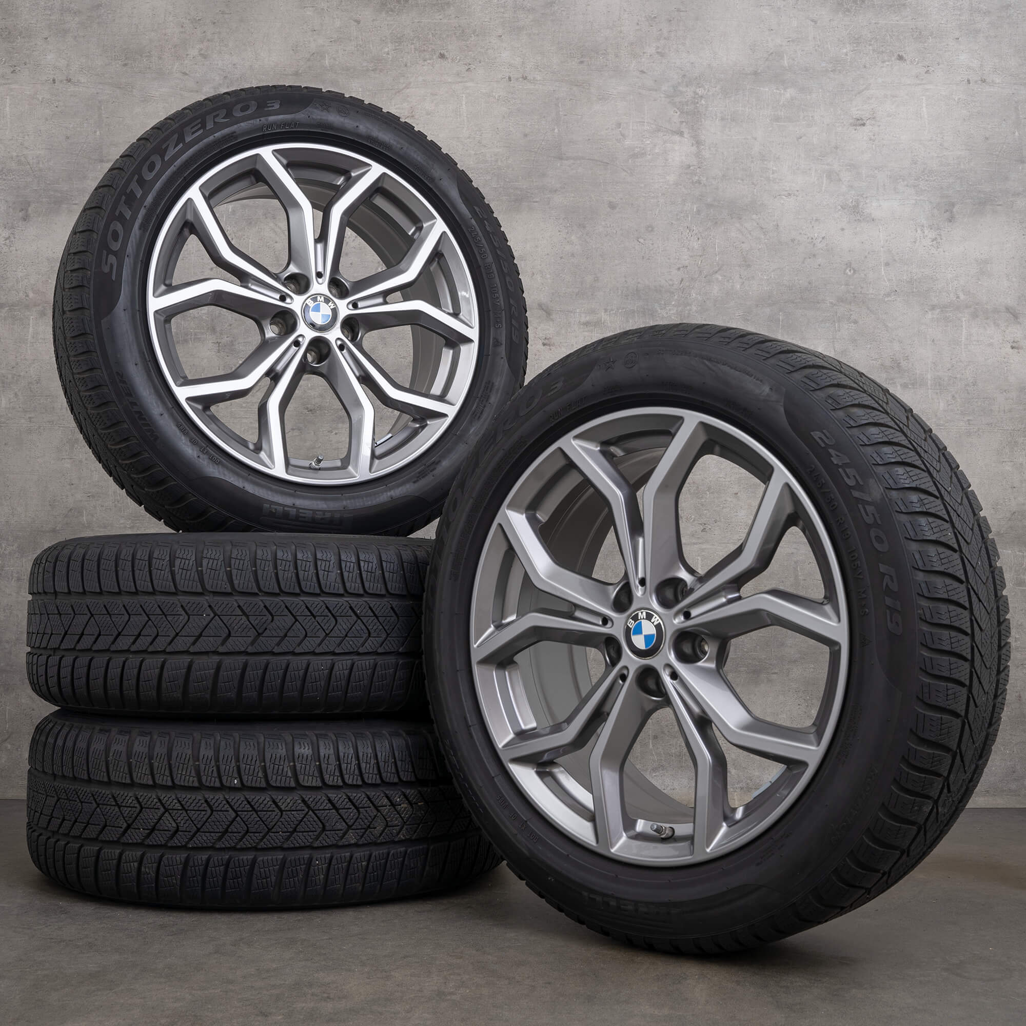 BMW X3 G01 X04 G02 Winterräder 19 Zoll Felgen 694 Winterreifen 6877328