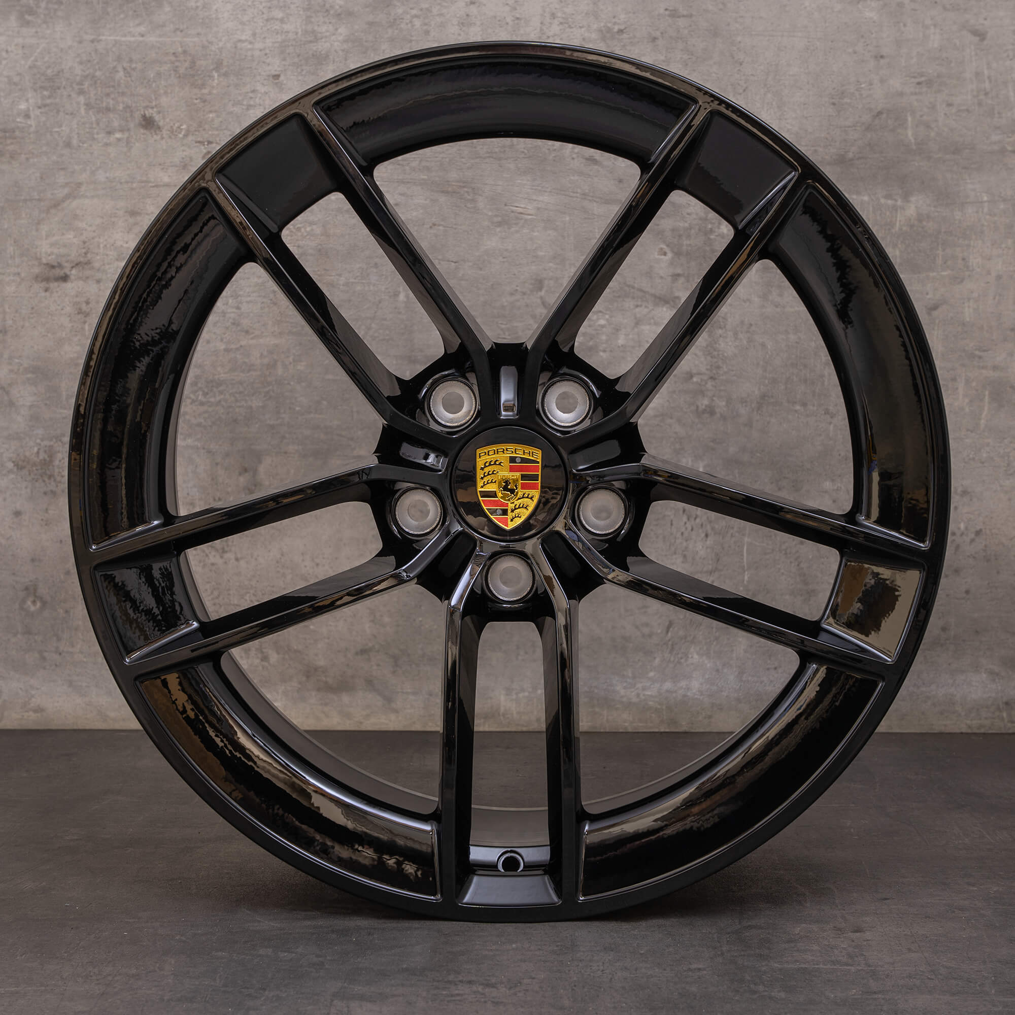Originele Porsche 911 velgen 20 21 inch 992 II 992601025ET 992601025GG zwart glans NIEUW