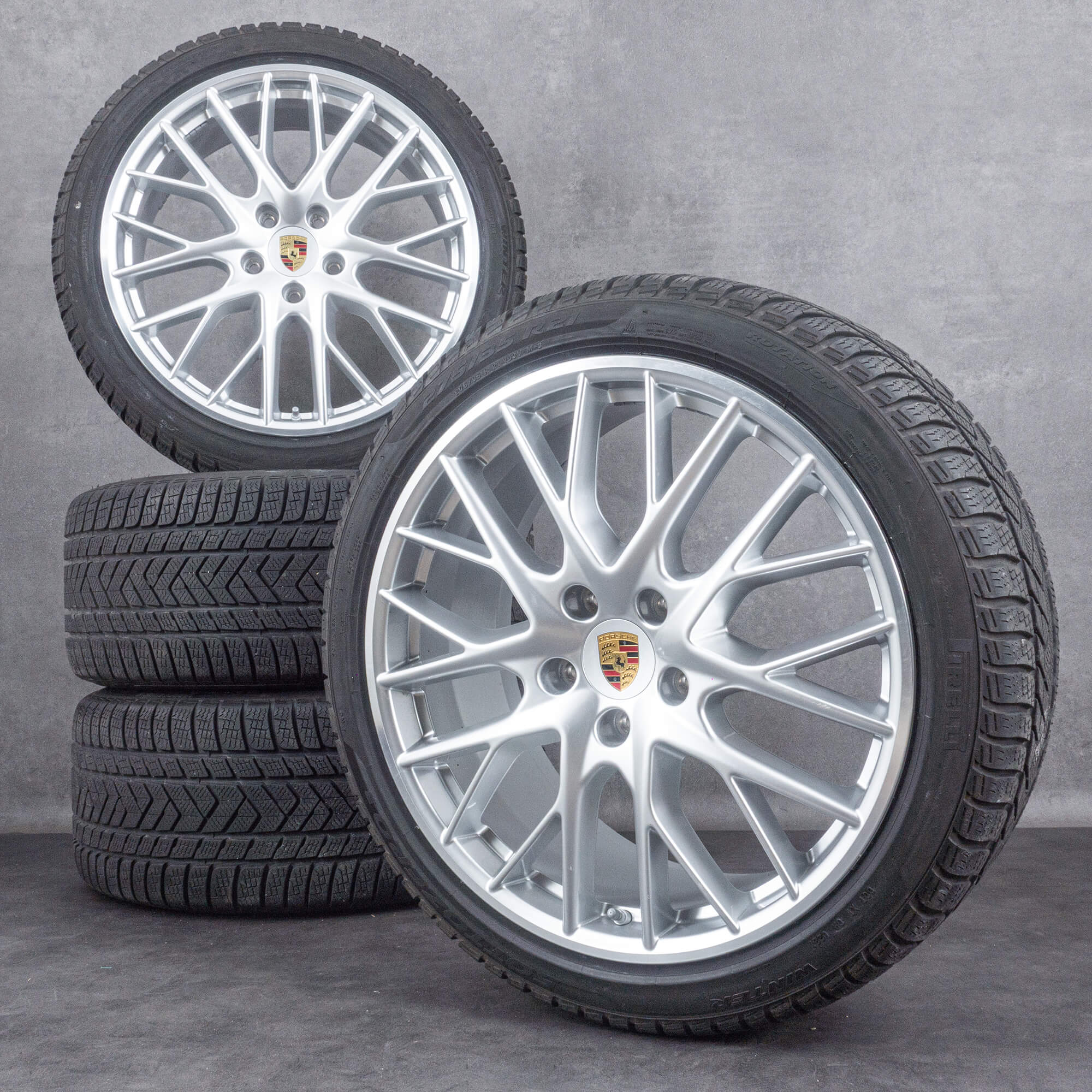 Jantes originales Porsche 21 pouces 971 Panamera Design Winterrder Pneus d'hiver NEUF