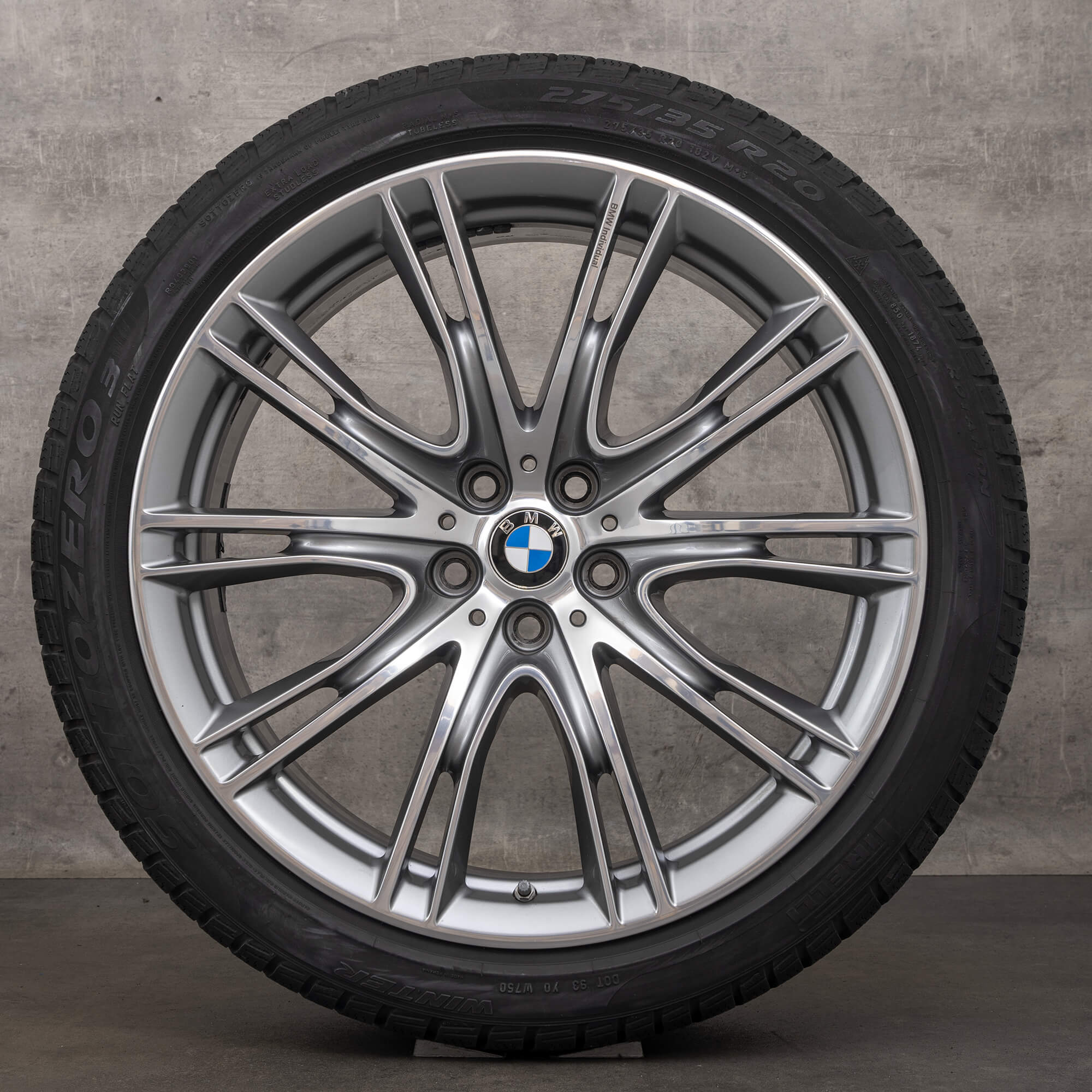 BMW 6er G32 GT 7er G11 G12 Winterreifen Styling 649 20 Zoll Felgen Winterräder