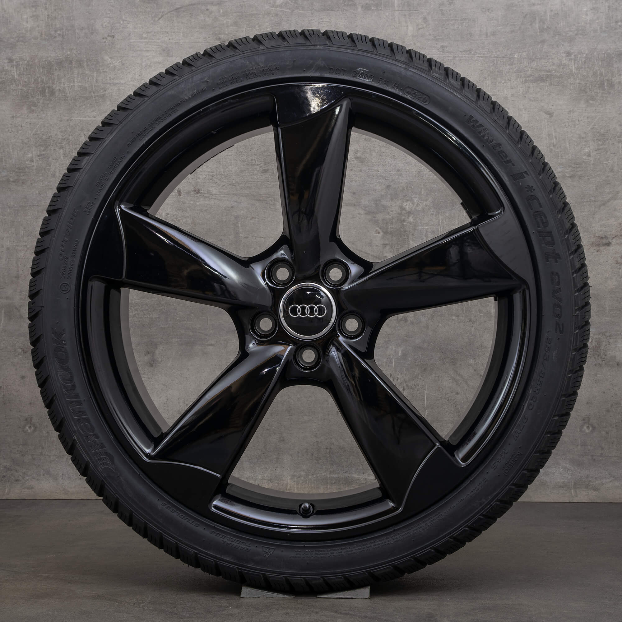 Alkuperäiset Audi A6 S6 vanteet 20 tuuman 4G C7 kesäpyörät 4G0601025AC Roottori musta