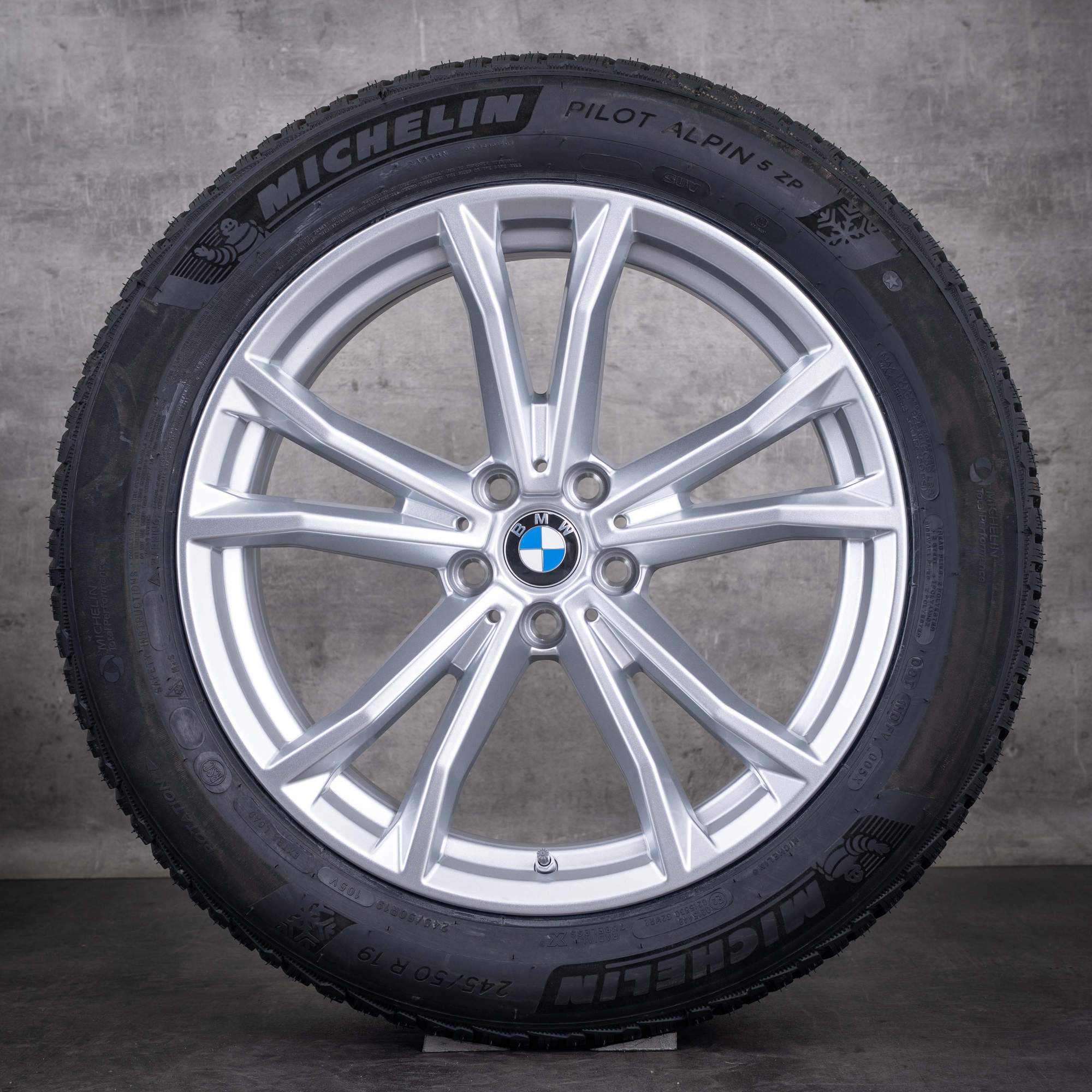 Alkuperäiset BMW 7-sarjan i7 X3 talvirenkaat 19 tuumaa G70 G45 vanteet malli 903 5A19DE0 hopea UUDET