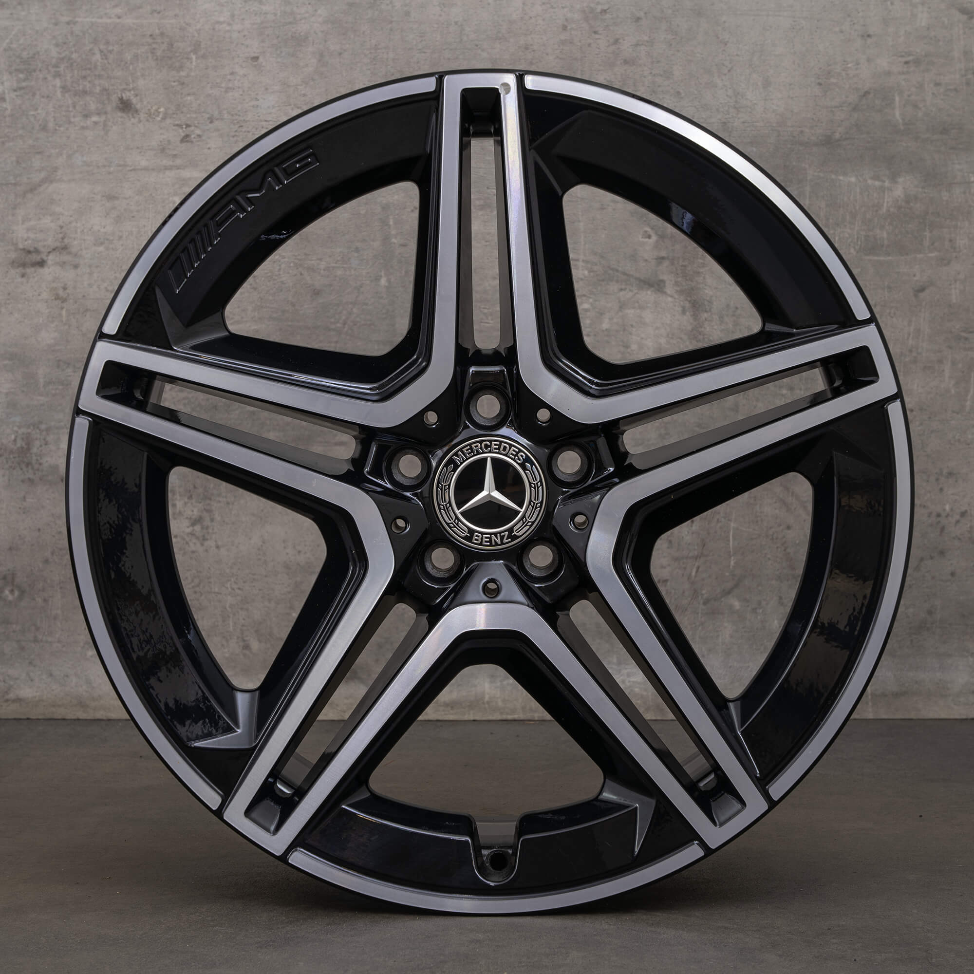 Originele Mercedes Benz GLE 53 AMG wielen 20 inch X167 C167 A1674013200 A1674013300 zwart hoogglans afwerking