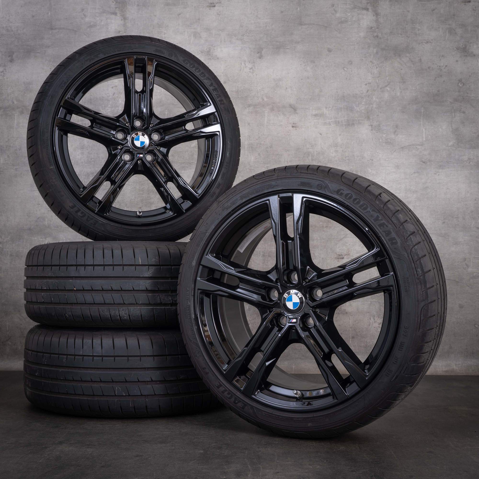 Original BMW 1er 2er Felgen 18 Zoll F40 F44 Gran Coupe Sommerräder Styling 819 8092352 jet black