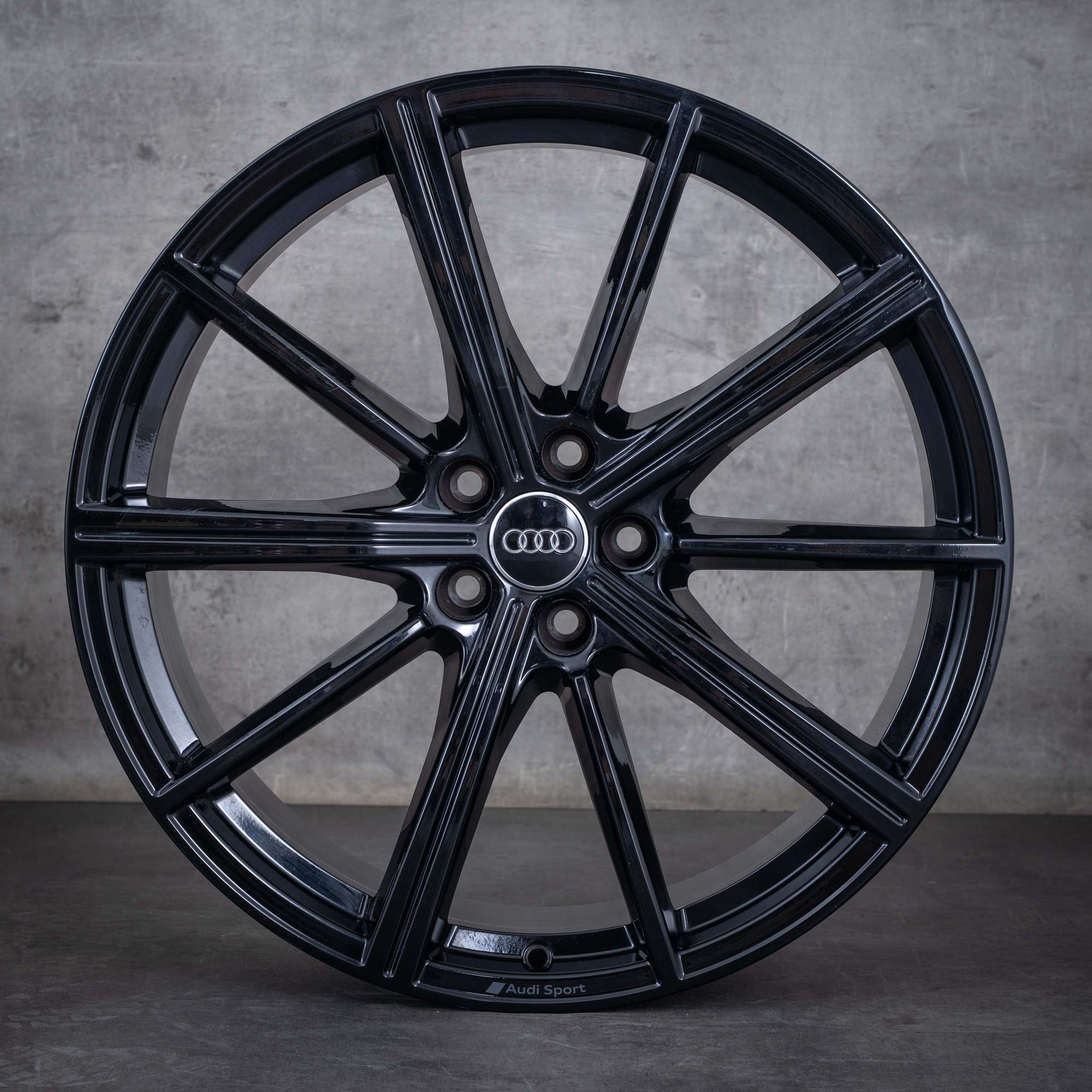 Jantes d'origine Audi A8 S8 21 pouces 4N D5 4N0601025S noir brillant