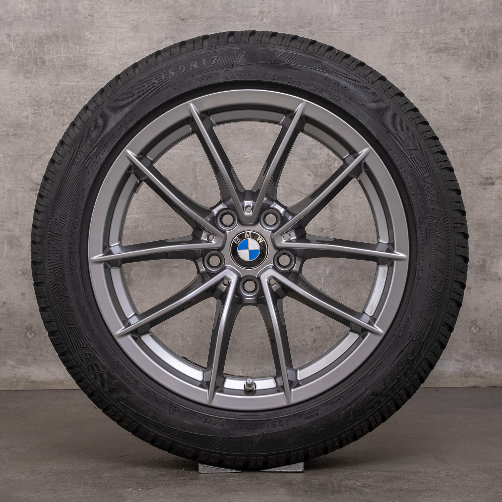 Originale BMW Z4 ruote invernali 17 pollici G29 cerchi styling 768 6886152 6886153 grigio ferrico