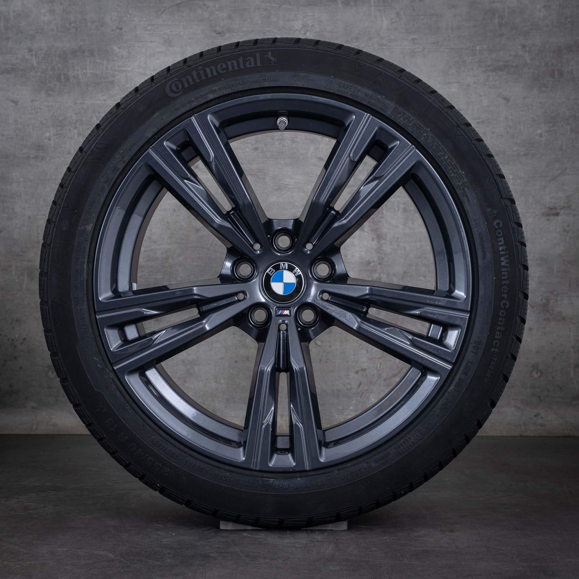 Alkuperäiset BMW Z4 talvirenkaat 18 tuuman G29 vanteet styling 798 M 8091466 8091467 orbit grey gloss (orbit harmaa kiiltävä)