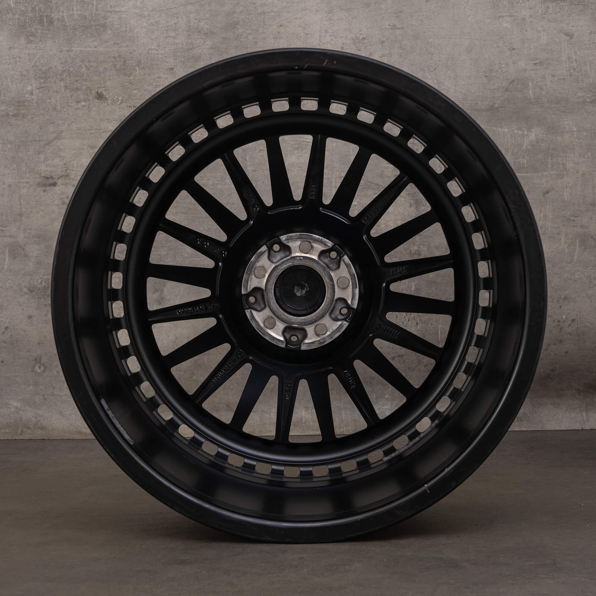 Original AMG Mercedes Benz EQS Felge 21 Zoll V297 A2974011500 schwarz Alufelge