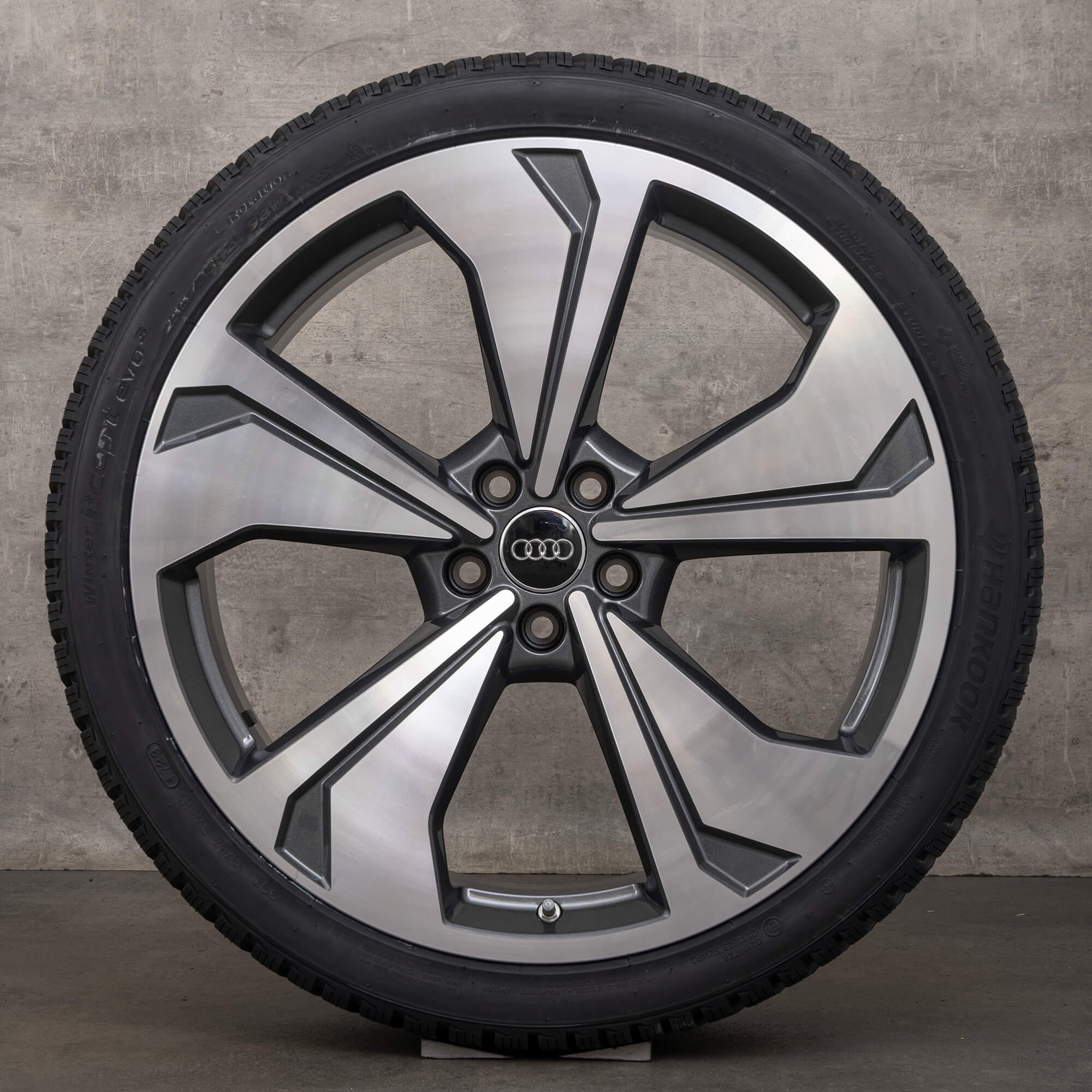 Original Audi A7 S7 Winterräder 21 Zoll C8 4K Felgen 4K8601025AH anthrazit glanzgedreht NEU