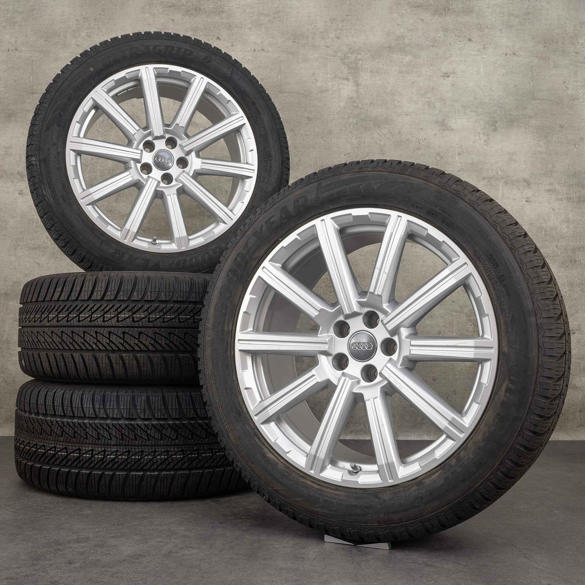 Snow Rim OEM Audi Q7 SQ7 snow tire packages 20 inch 4M rims 4M0601025AE silver ...