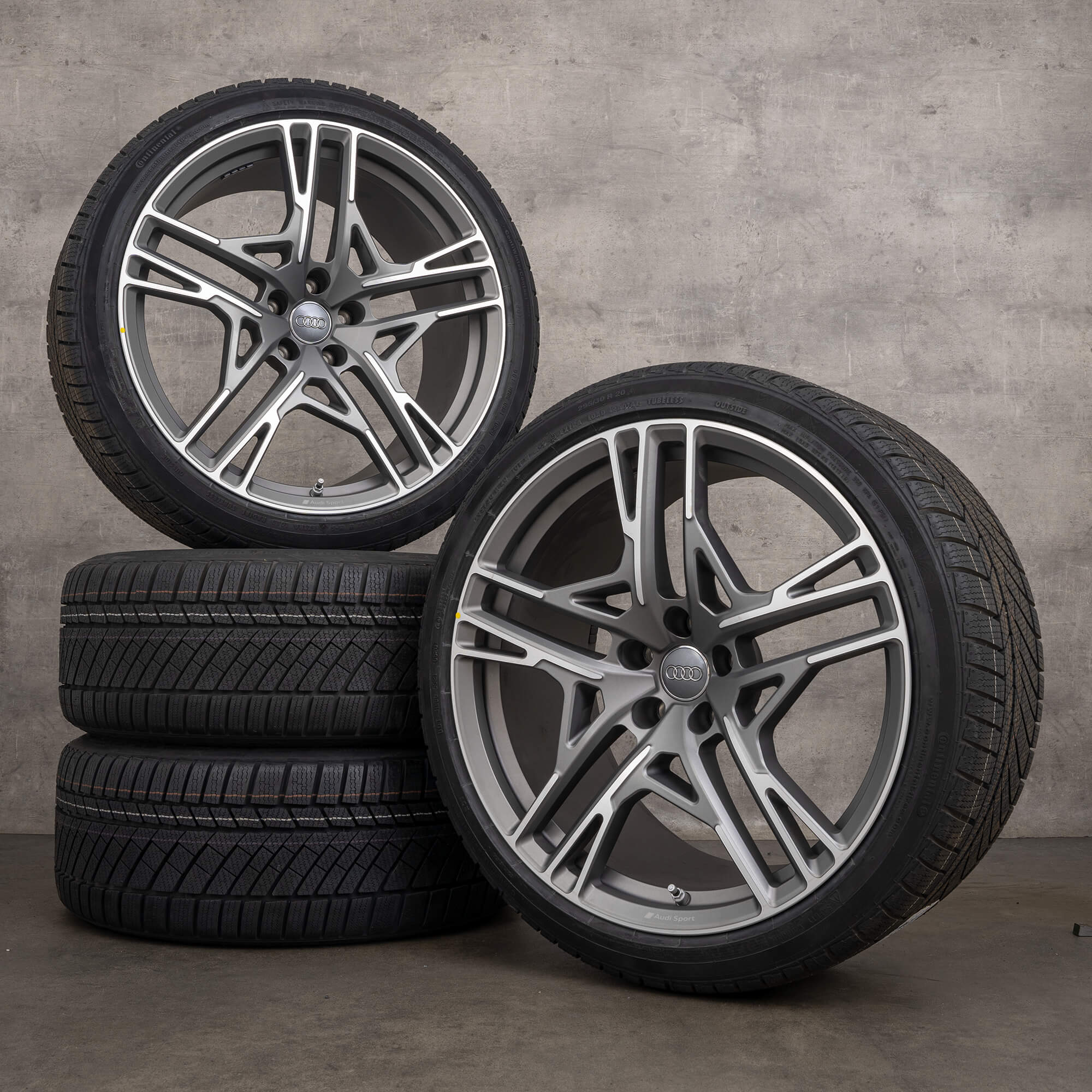 Audi 20 inç jantlar R8 4S komple kış jantları 4S0601025AD 4S0601025AG YENİ