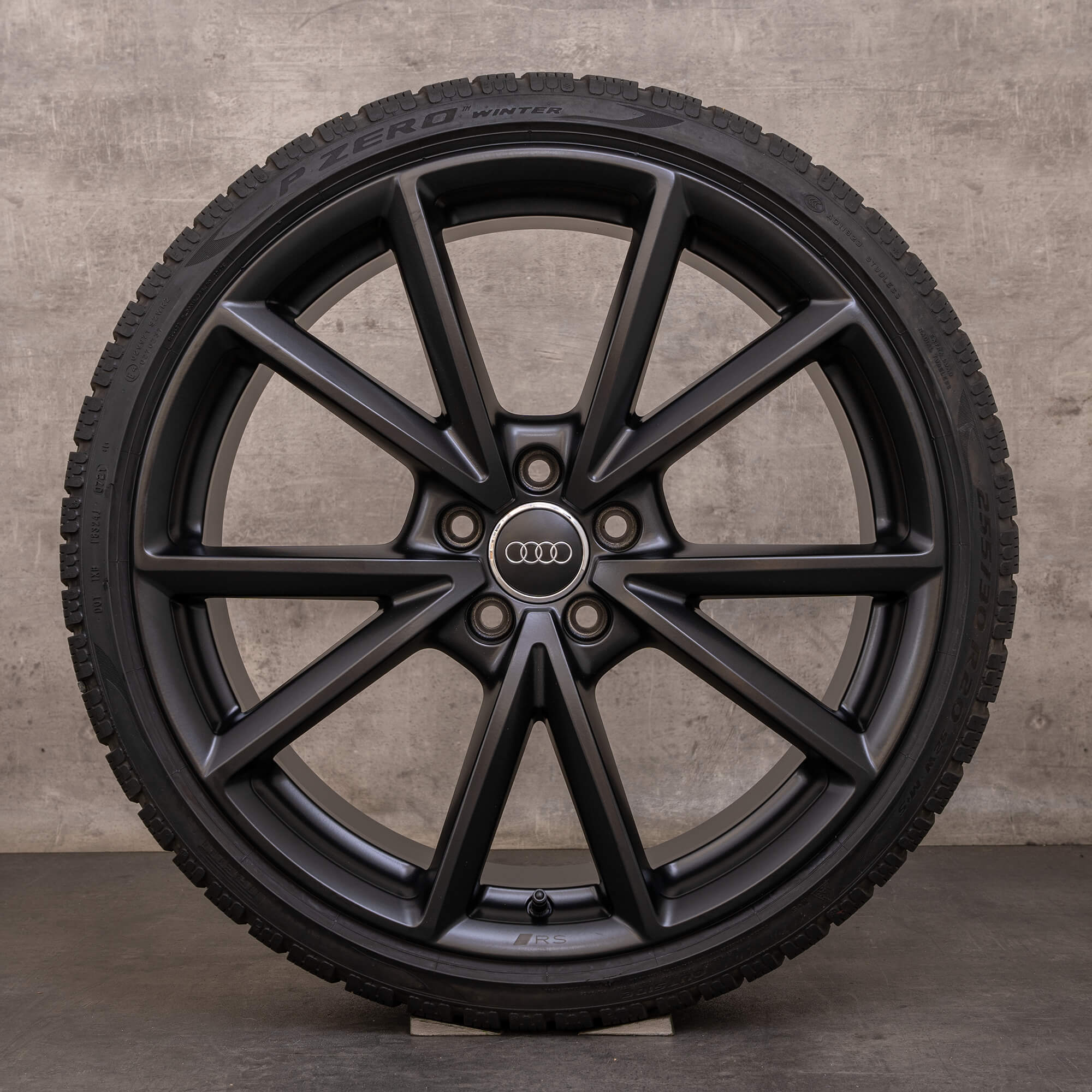 Original Audi TT TTS TTRS fälgar 20 tum 8S FV sommarhjul 8S0601025P svart matt