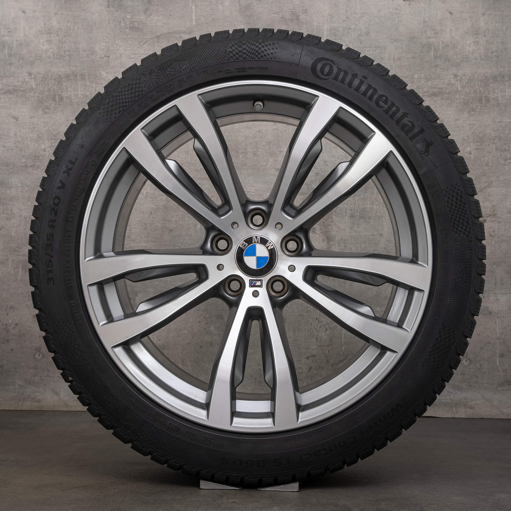 BMW X5 E70 F15 X6 F16 roți de iarnă 20 inch stil jante 469 M anvelope