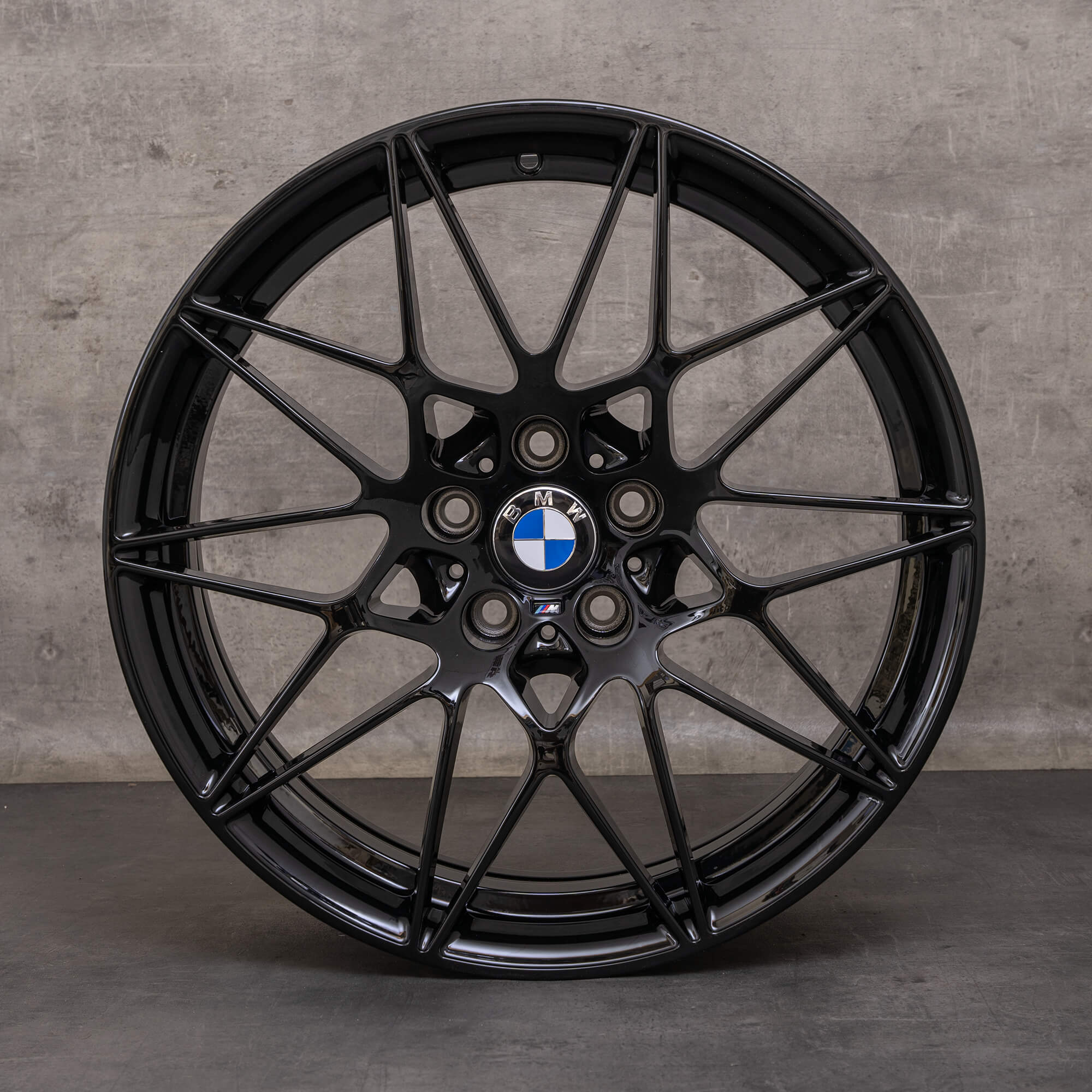 Original BMW M3 F80 M4 F82 F83 llantas de 20 pulgadas estilo 666 M 8090192 8090193 negro brillante NUEVO