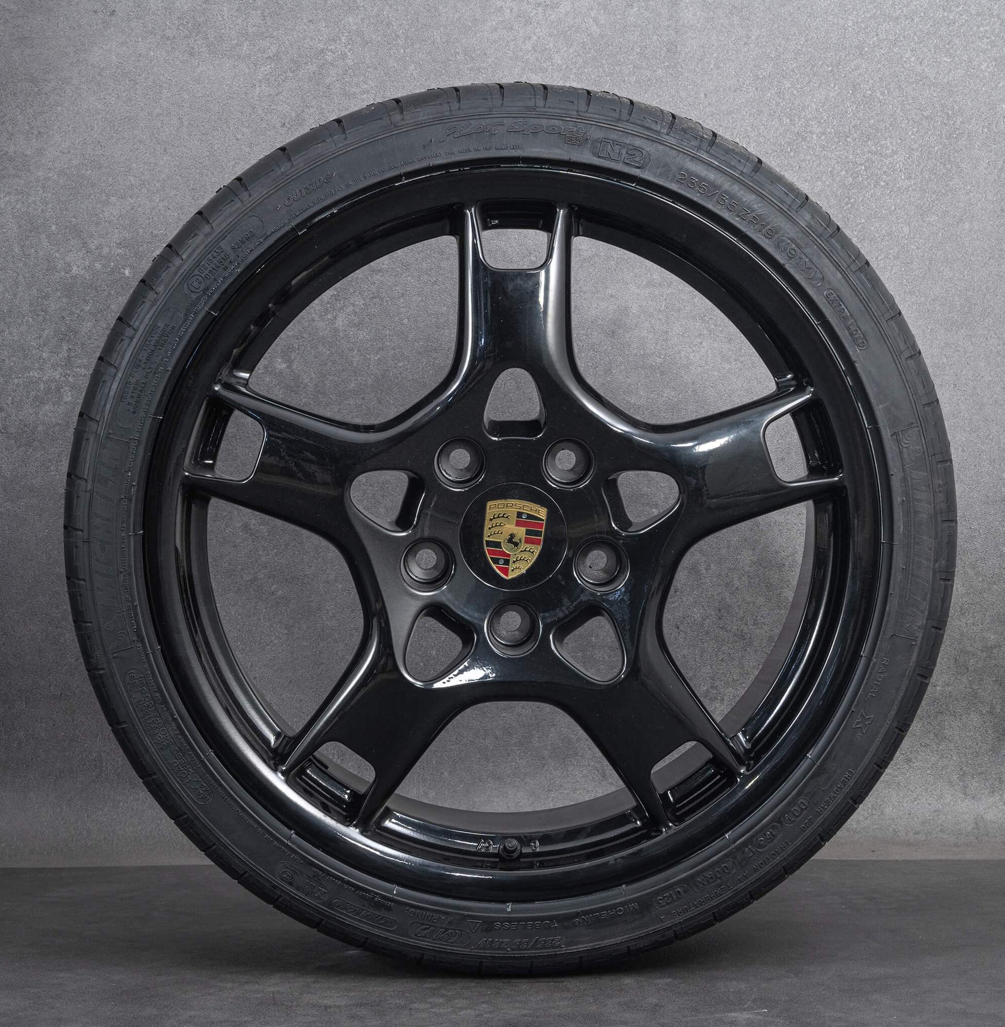 Original Porsche 19 polegadas 997 Carrera C4 jantes verão pneus de NOVO