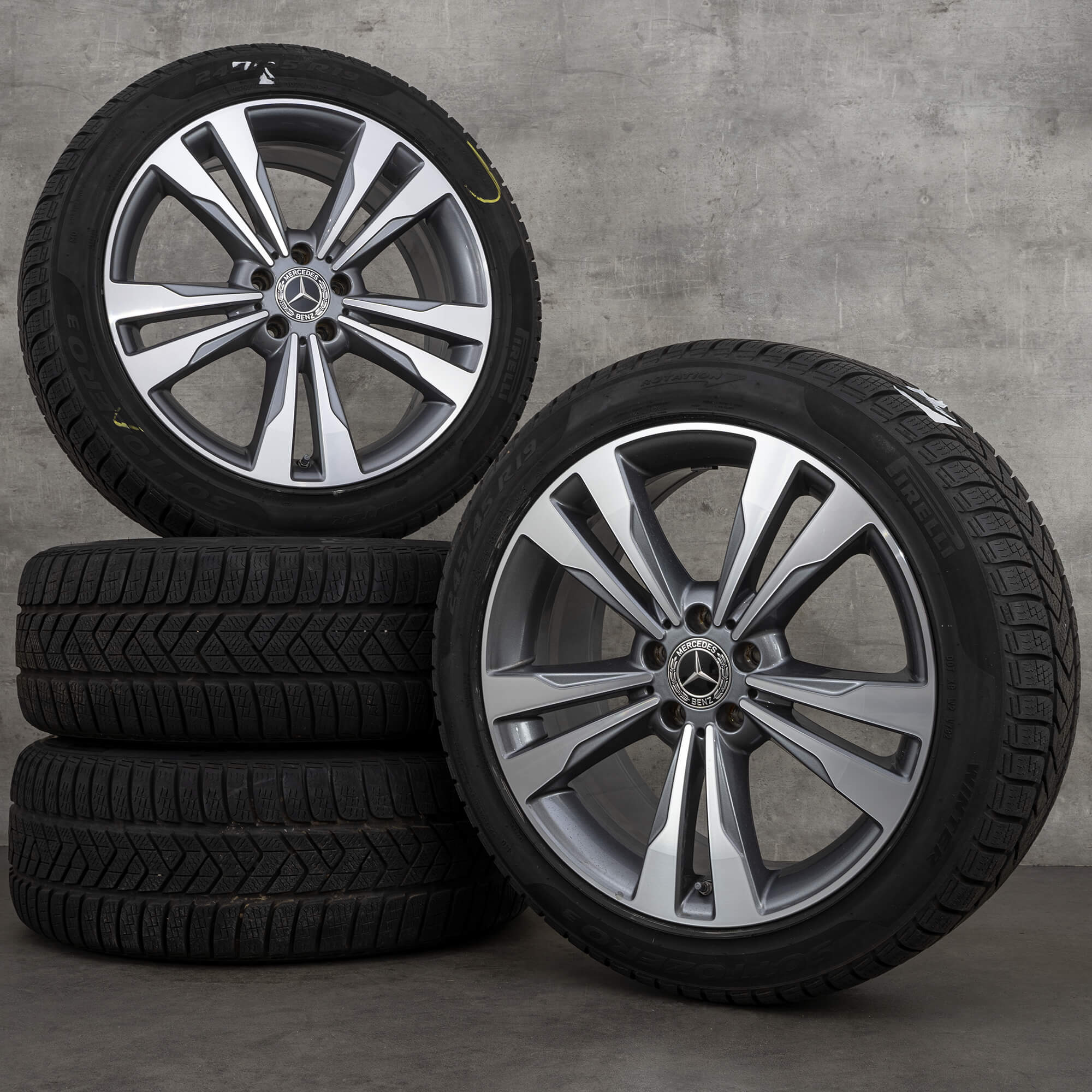 Mercedes Benz S-Klasse W222 19 inch velgen winterbanden wintervelgen A2224011302