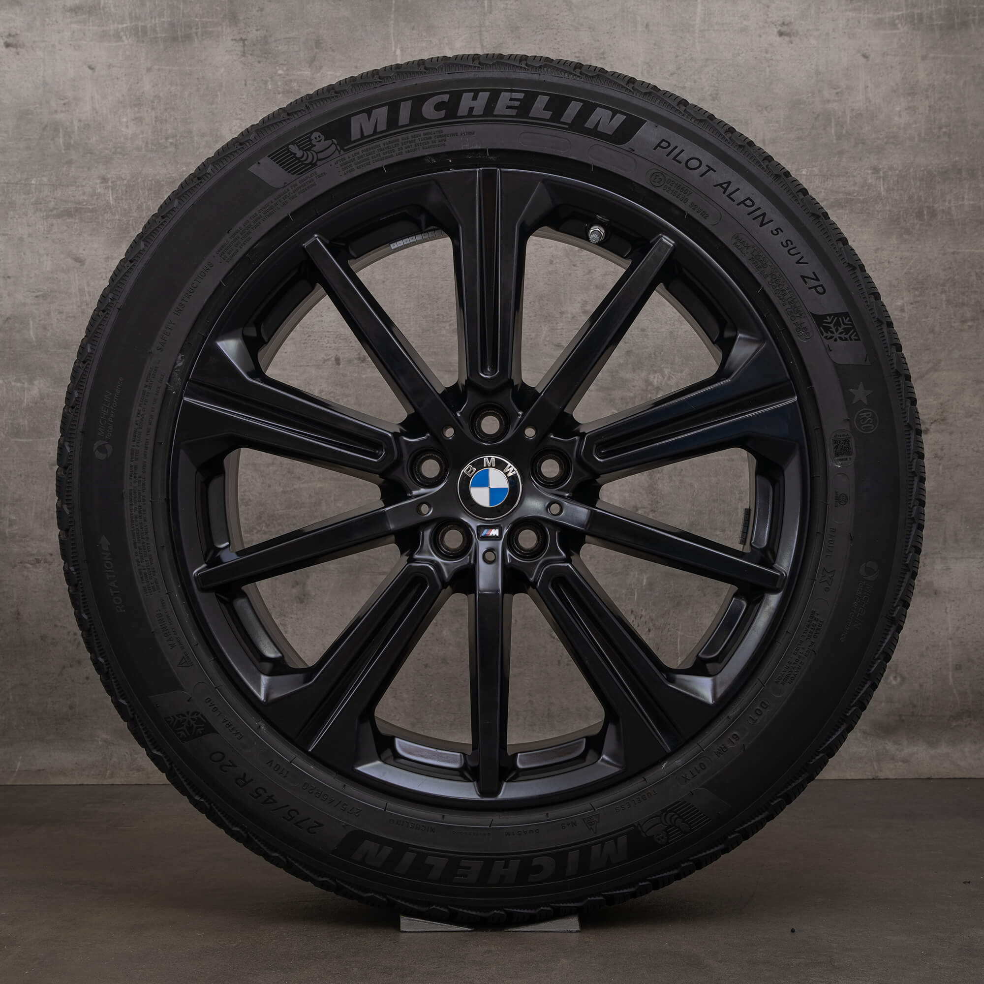 OEM BMW X5 X6 rims 20 inch G05 G06 winter tires 748 M 6883765 