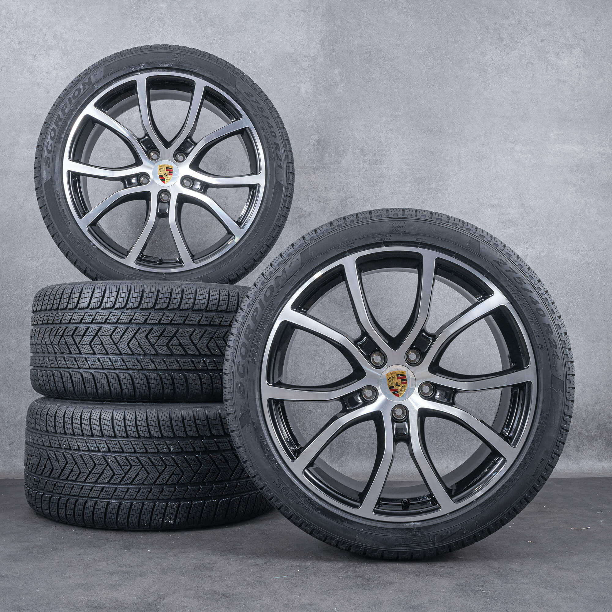 oem Porsche rims Cayenne Coupé 21 inch 9Y0044641 snow tire packages winter tires