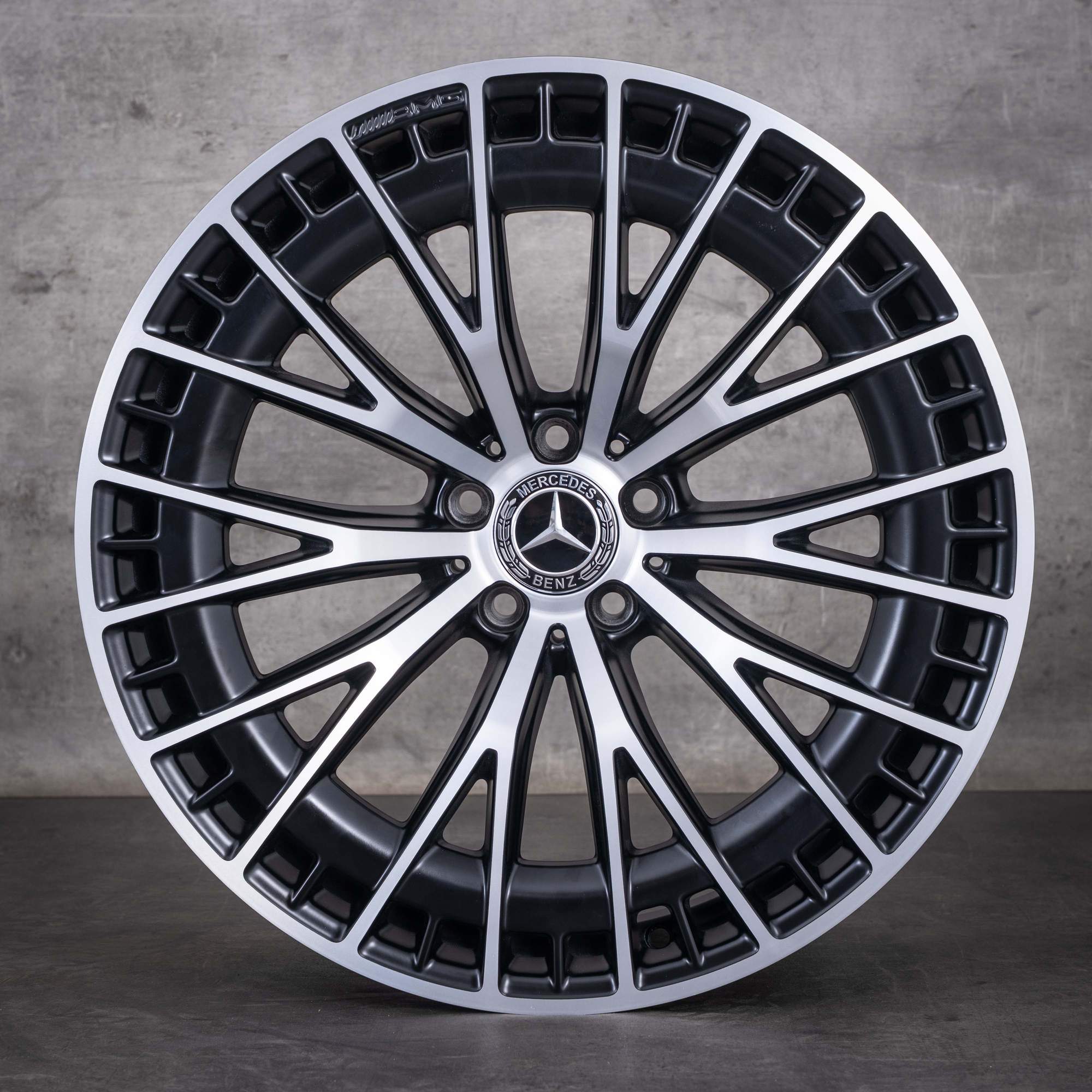 OEM Mercedes-Benz CLE 53 AMG 20inch rims C236 A236 4Matic A2364012900 A2364013000 Matte Black diamond cut