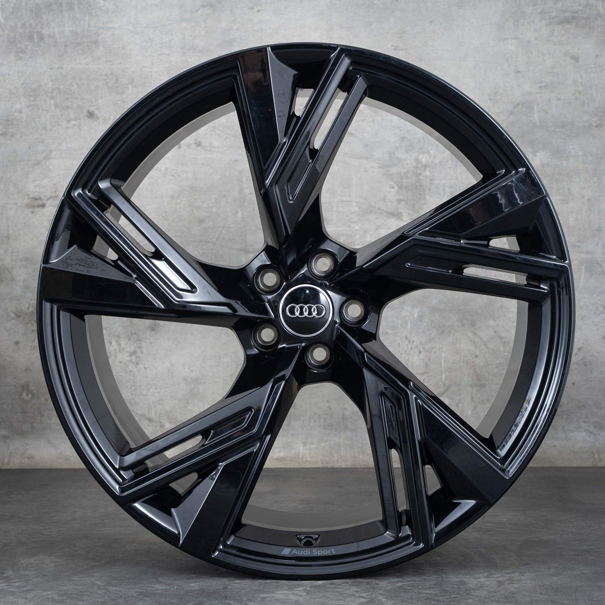 Original Audi RS6 RS7 Felgen 22 Zoll 4K RS 4K0601025DH schwarz glanz