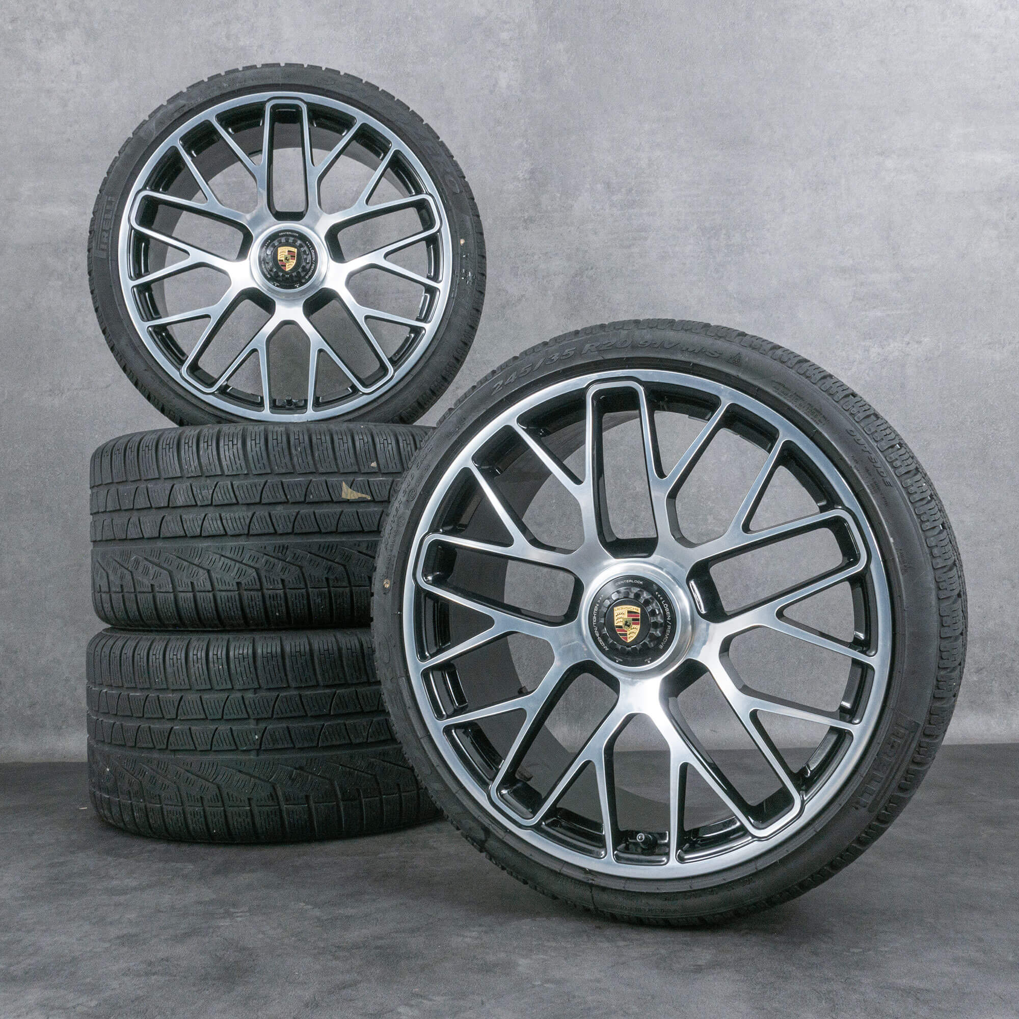 Original Porsche 20 pouces 991 GT3 Winterrder Approved Jantes à fermeture centrale