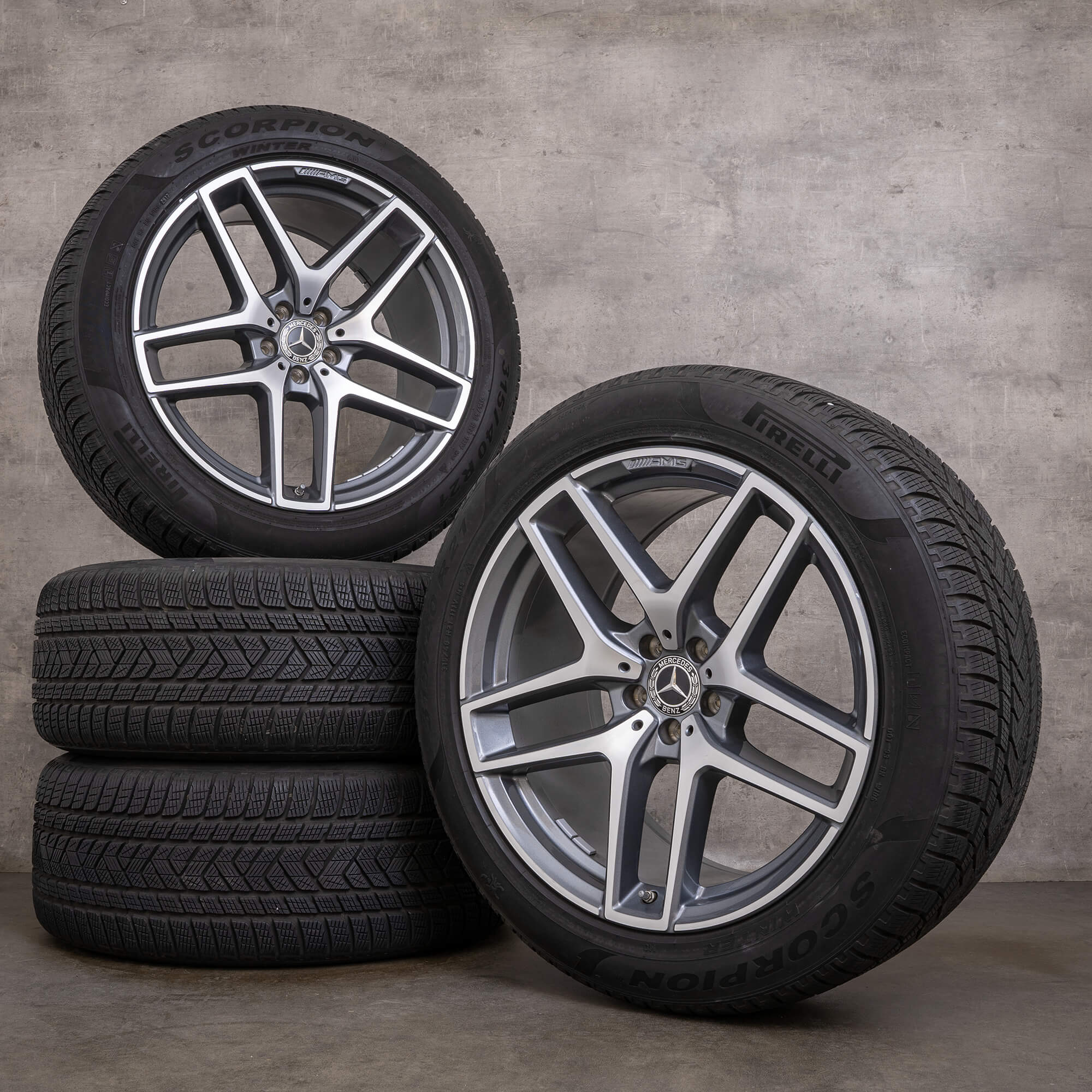 OEM Mercedes Benz GLE & 43 AMG winter wheels 21 inch C292 Coupe rims ...