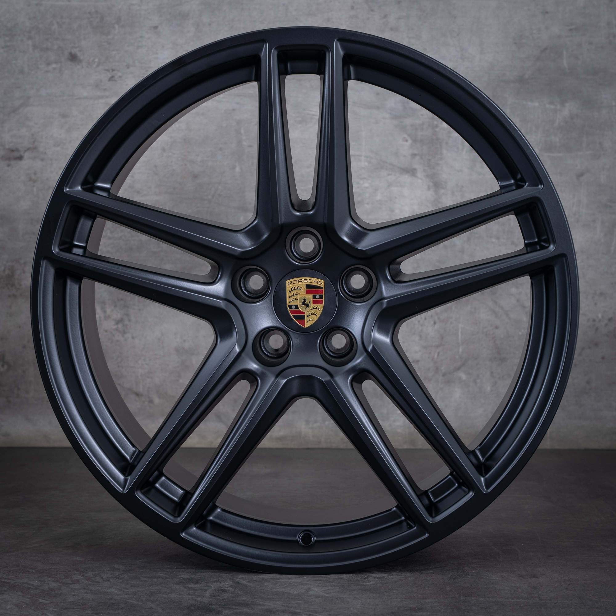 Originale Porsche Macan fælge 20 tommer II & III 95B601025DG 95B601025DH sort mat