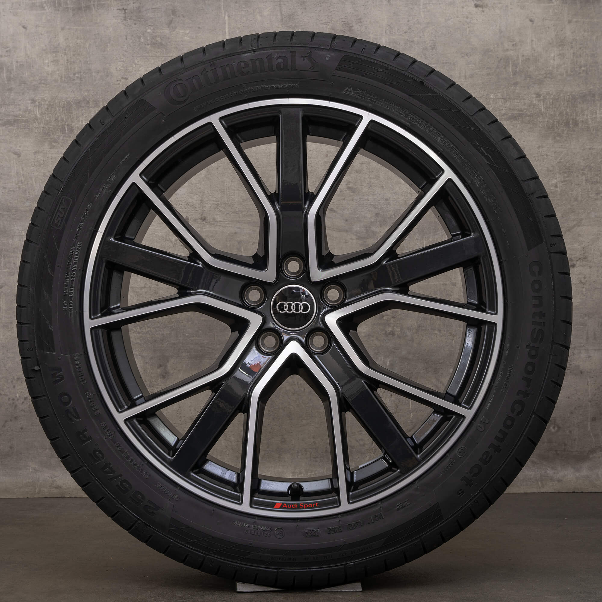 Pneus hiver d'origine Audi Q5 SQ5 FY 20 pouces 80A601025BP jantes noires