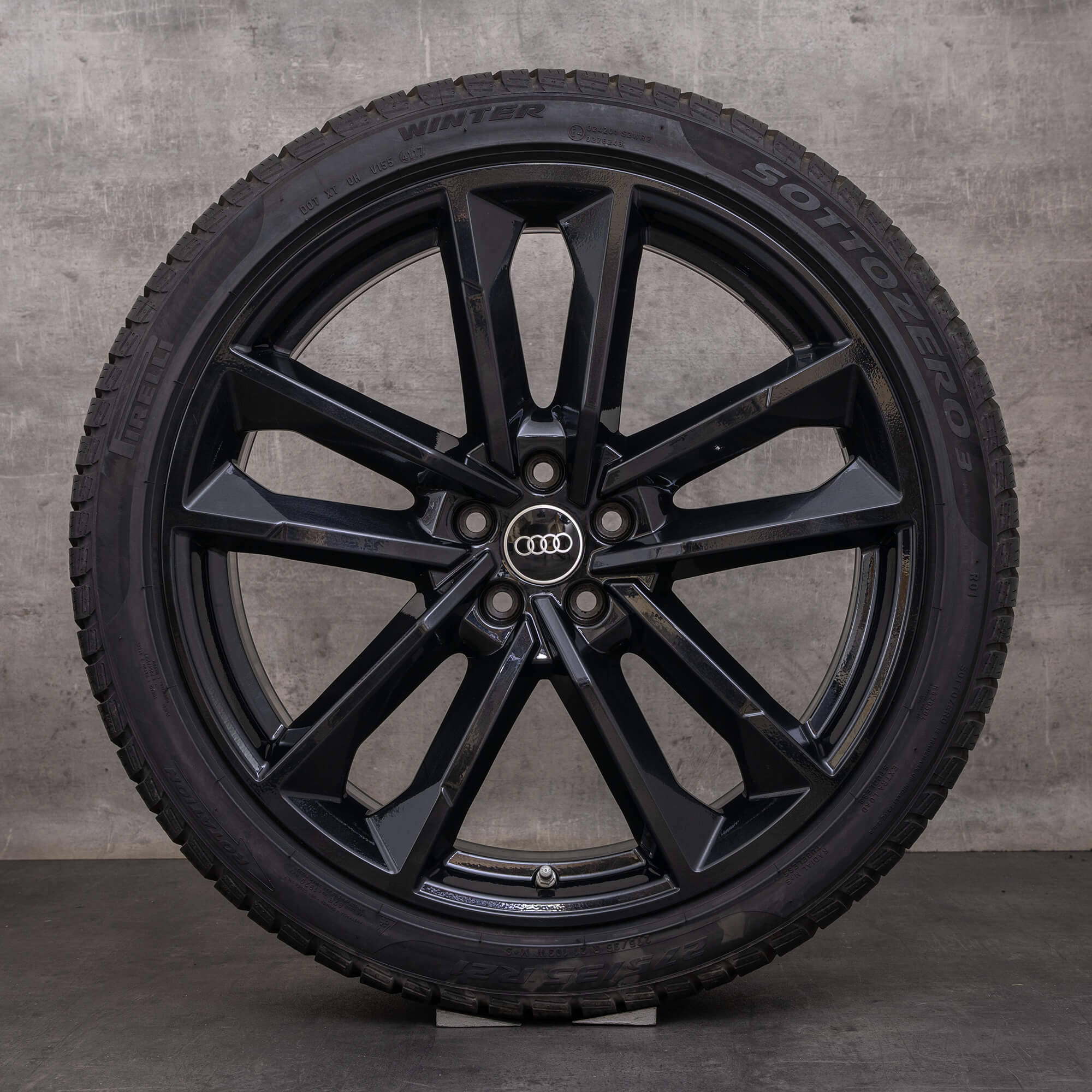 Oem Audi A7 S7 jantes 21 pouces 4G C7 pneus été 4G8601025AS Performance Design noir brillant
