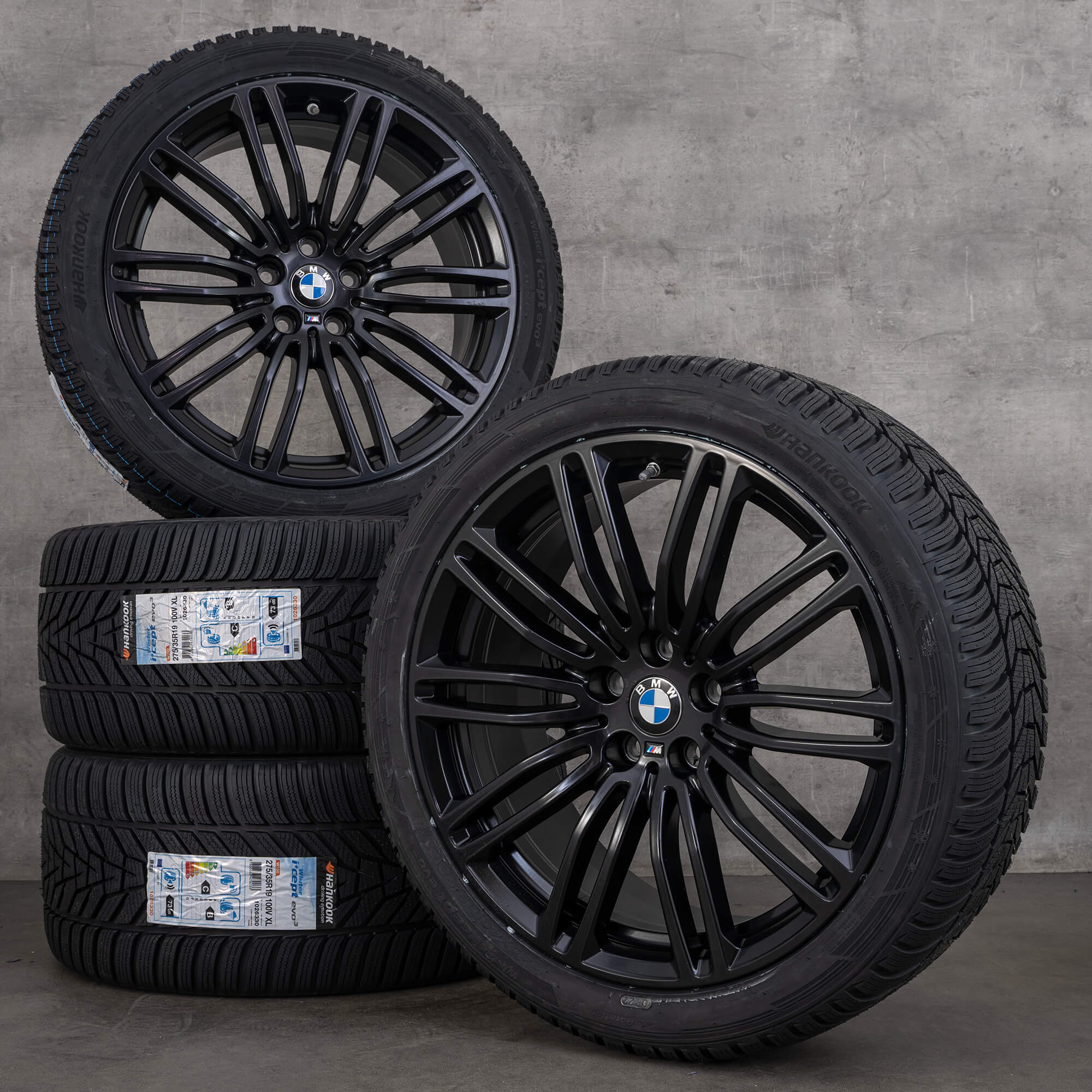 BMW 19 pouces Série 5 G30 G31 Style 664 M pneus hiver 7856925 7856926