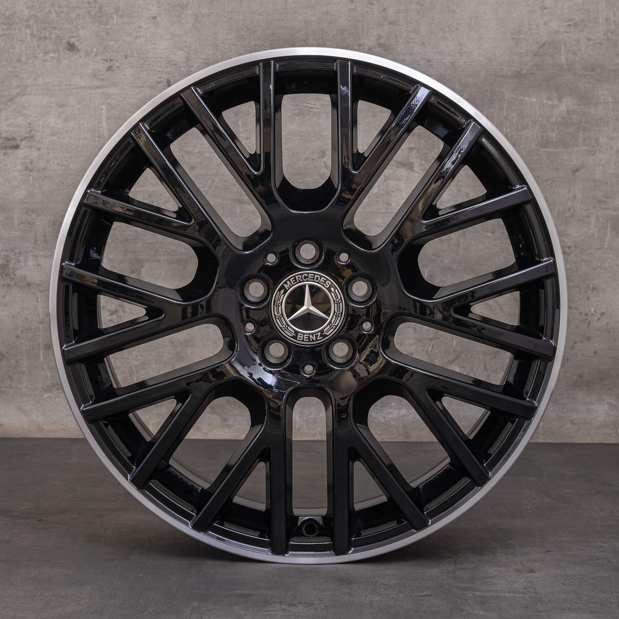 Oryginał Mercedes Benz Felgi GLE 19 cali V167 A1674012100 czarne wysoki połysk toczone
