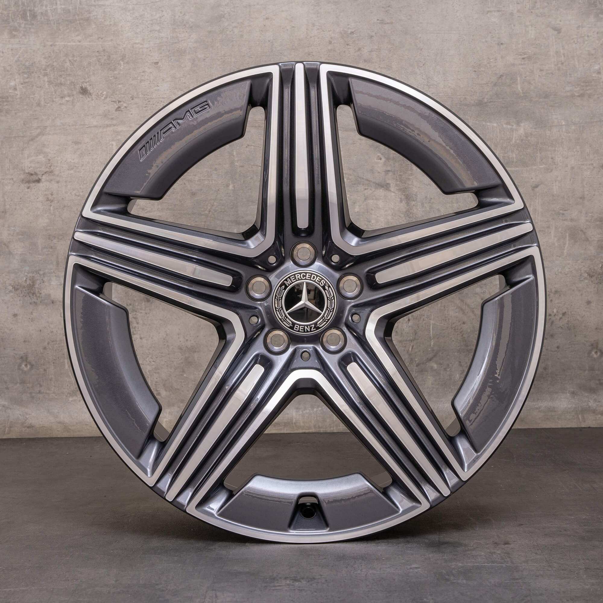 Jante originale Mercedes Benz GLC AMG 20 inch X254 C254 A2544010600 A2544010700 gri himalaya Lucios NOU