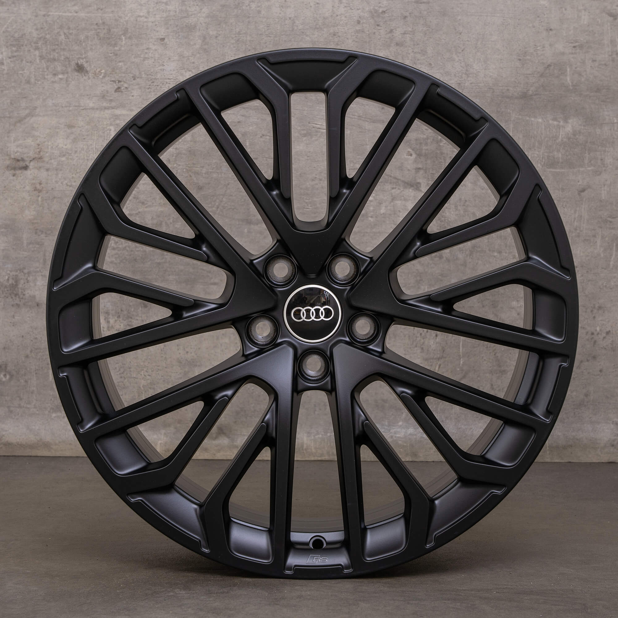 Original Audi A5 S5 fälgar 20 tum B10 8B3601025Q svart matt NYHET