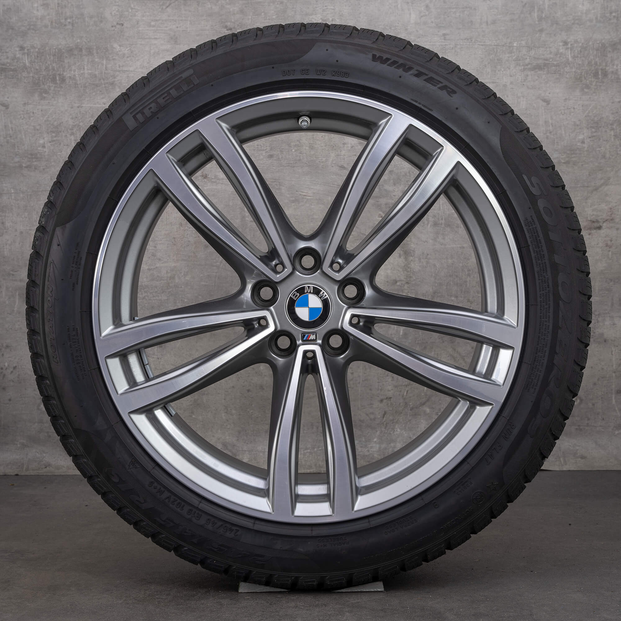 BMW 19 Zoll Felgen 7er G11 G12 6er GT G32 Winterräder Styling 647 M 7850579