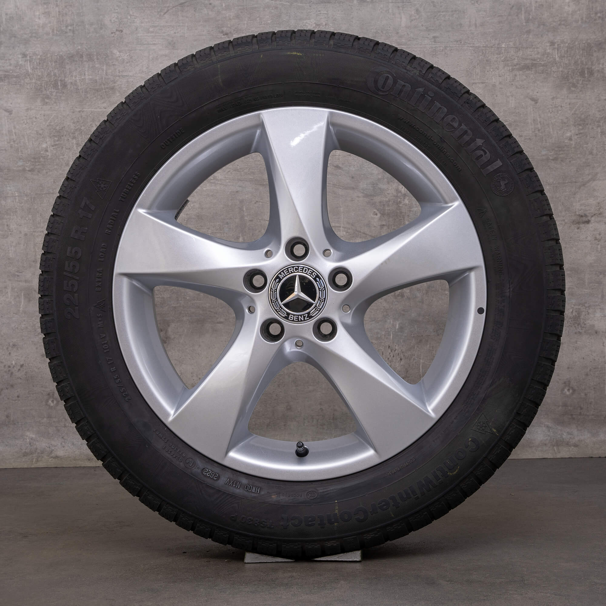 Original Mercedes Benz Classe V roues d'hiver 17 pouces W447 Vito Viano jantes A4474012200 argent