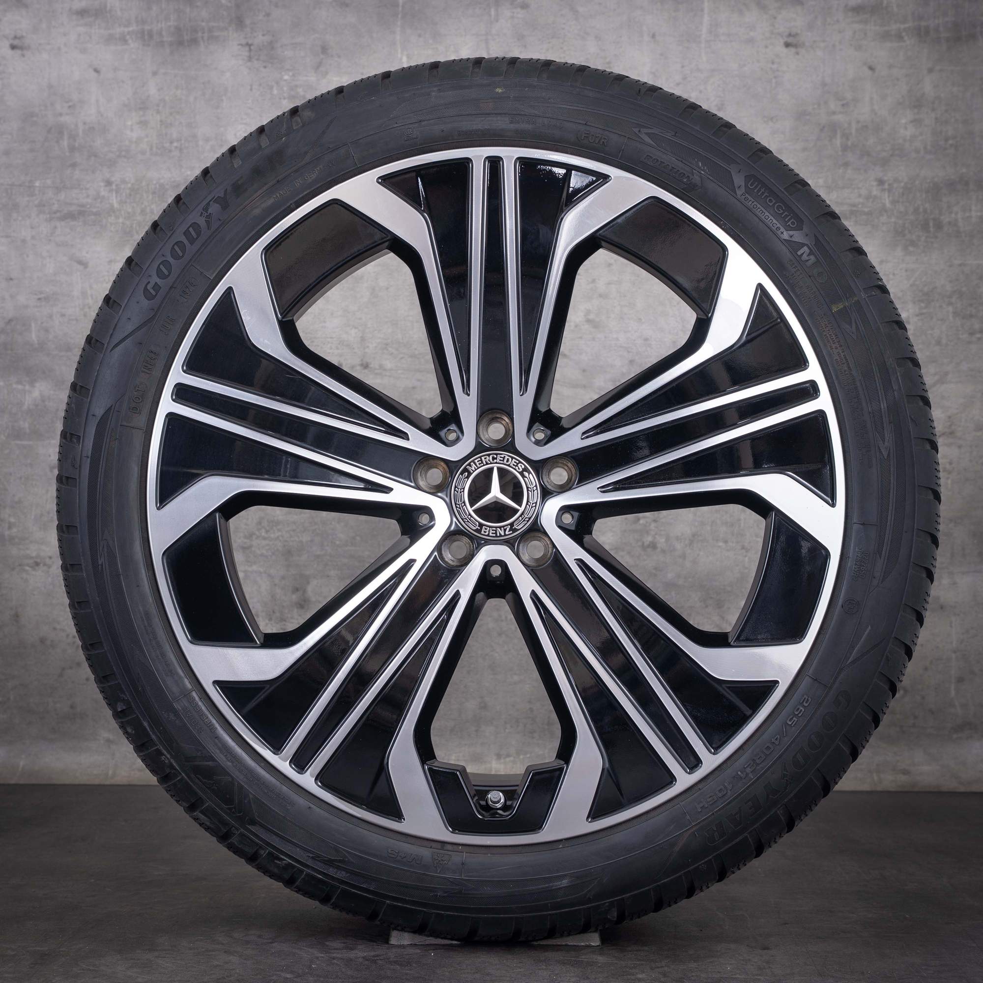 OEM Mercedes-Benz EQE 21inch SUV X294 winter wheels A2944010200 Black diamond cut
