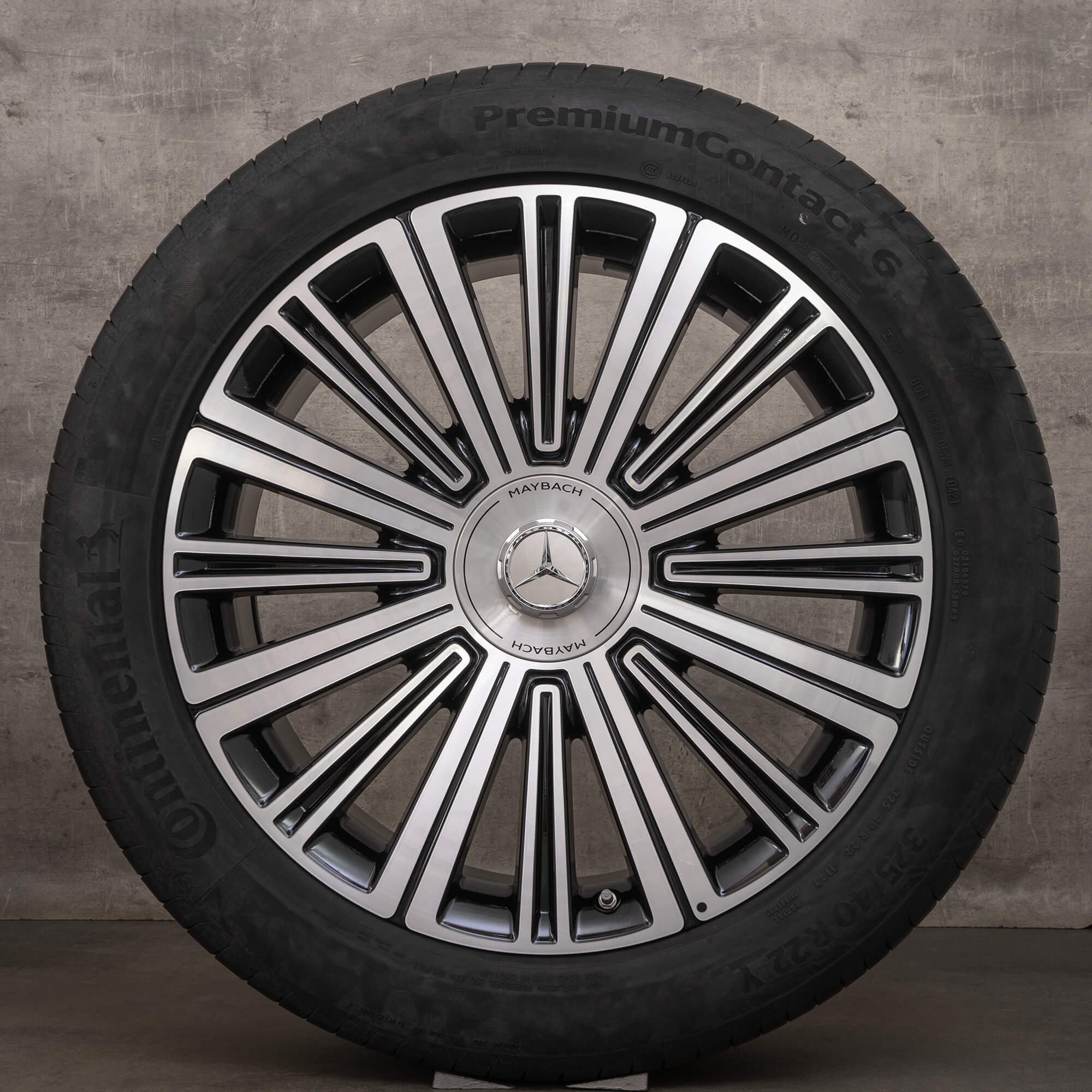 Original Maybach Mercedes GLS 600 X167 22 Zoll Sommerreifen Felgen A1674011400