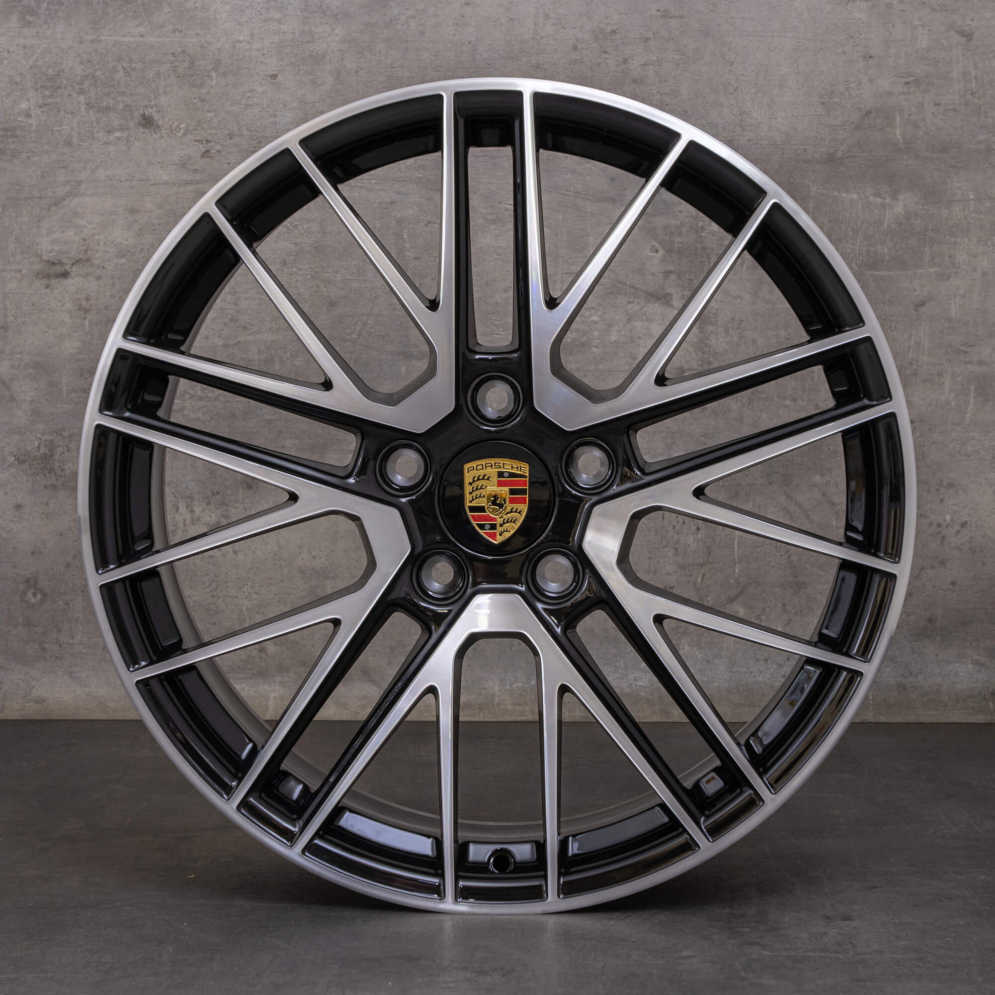 Llantas originales Porsche 911 20 21 pulgadas 992 I 992601025BD 992601025N negro brillante torneado NUEVO
