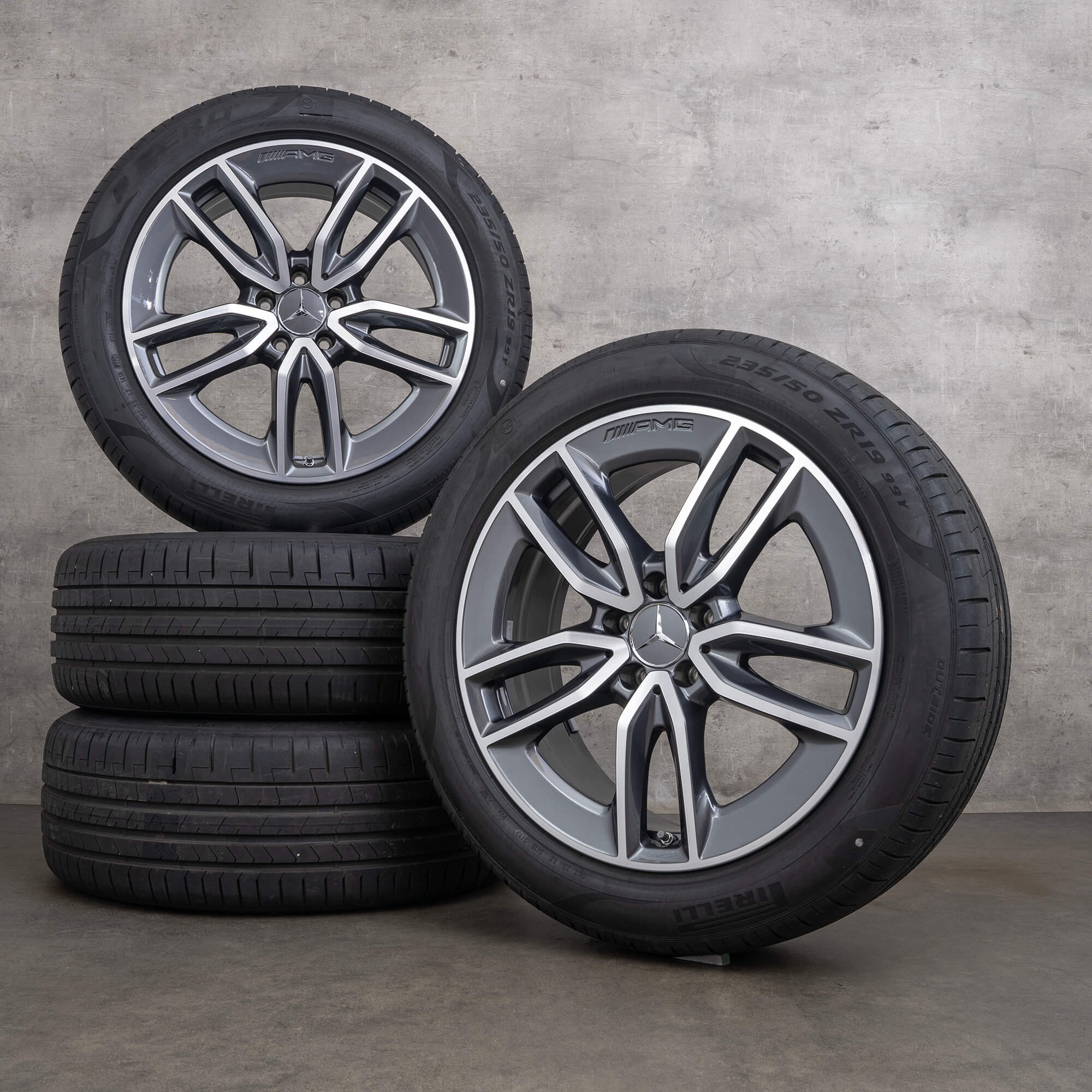 AMG Mercedes Benz GLA 35 45 GLB X247 sommerhjul 19 tommer fælge sommerdæk