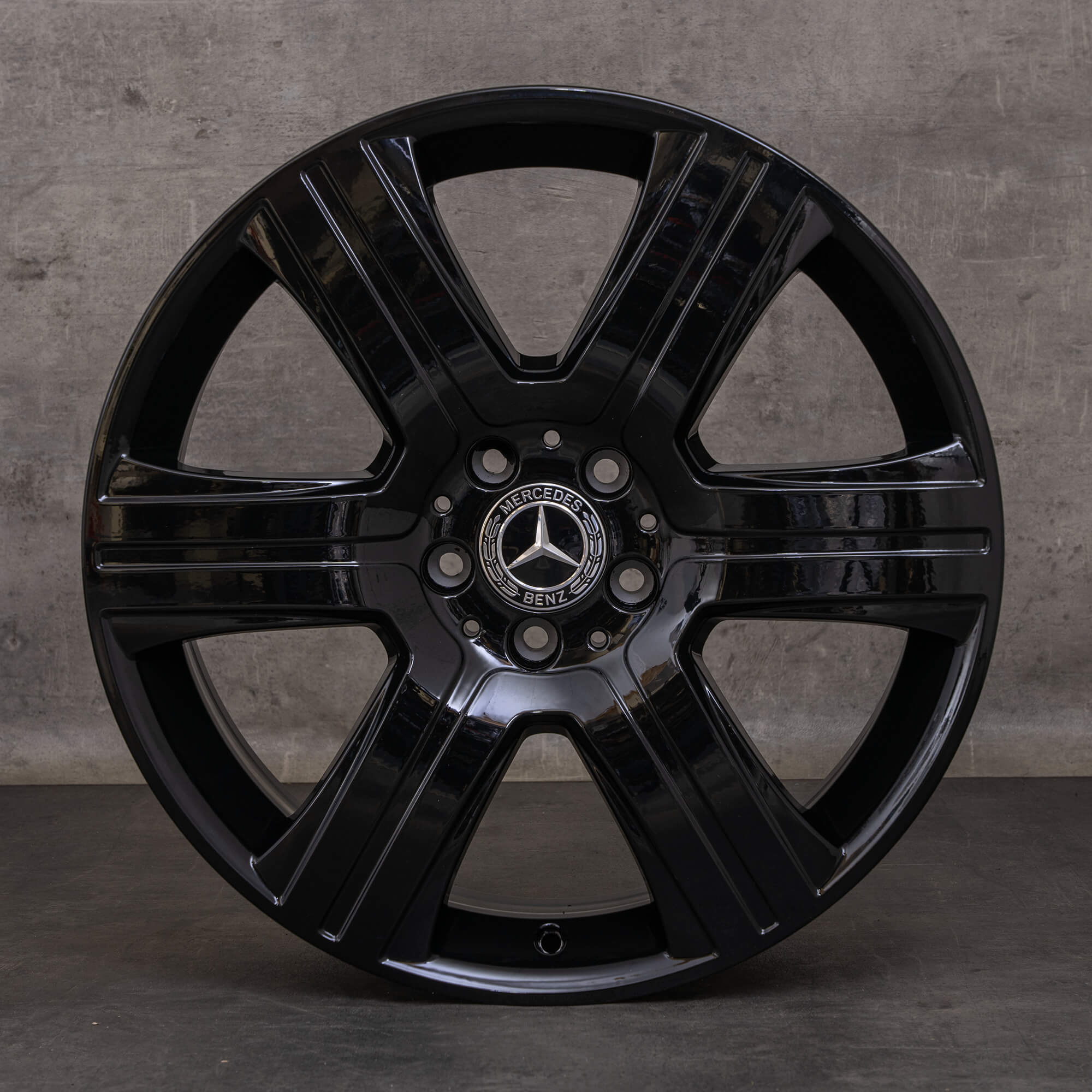Oryginalne felgi Mercedes-Benz GLC Klasy E 19 cali W253 X213 All-Terrain A2534011600 czarne z połyskiem