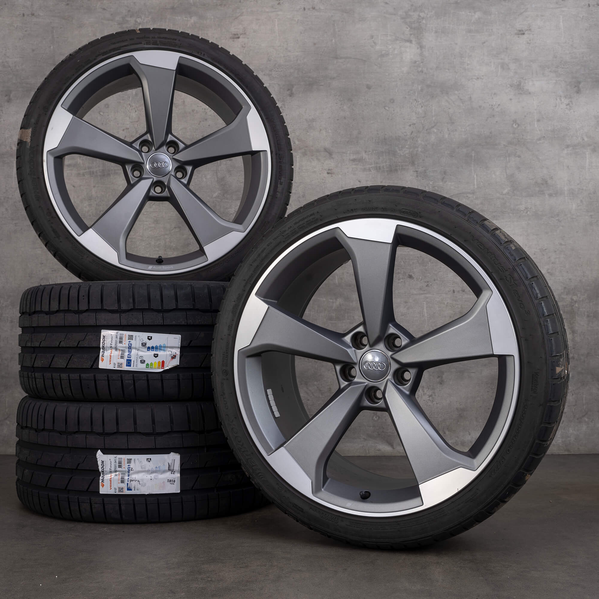 Felgen Factory Rims OEM Audi A5 S5 rims 20 inch F5 8W B9 summer wheels 8W0601025CF titanium ...