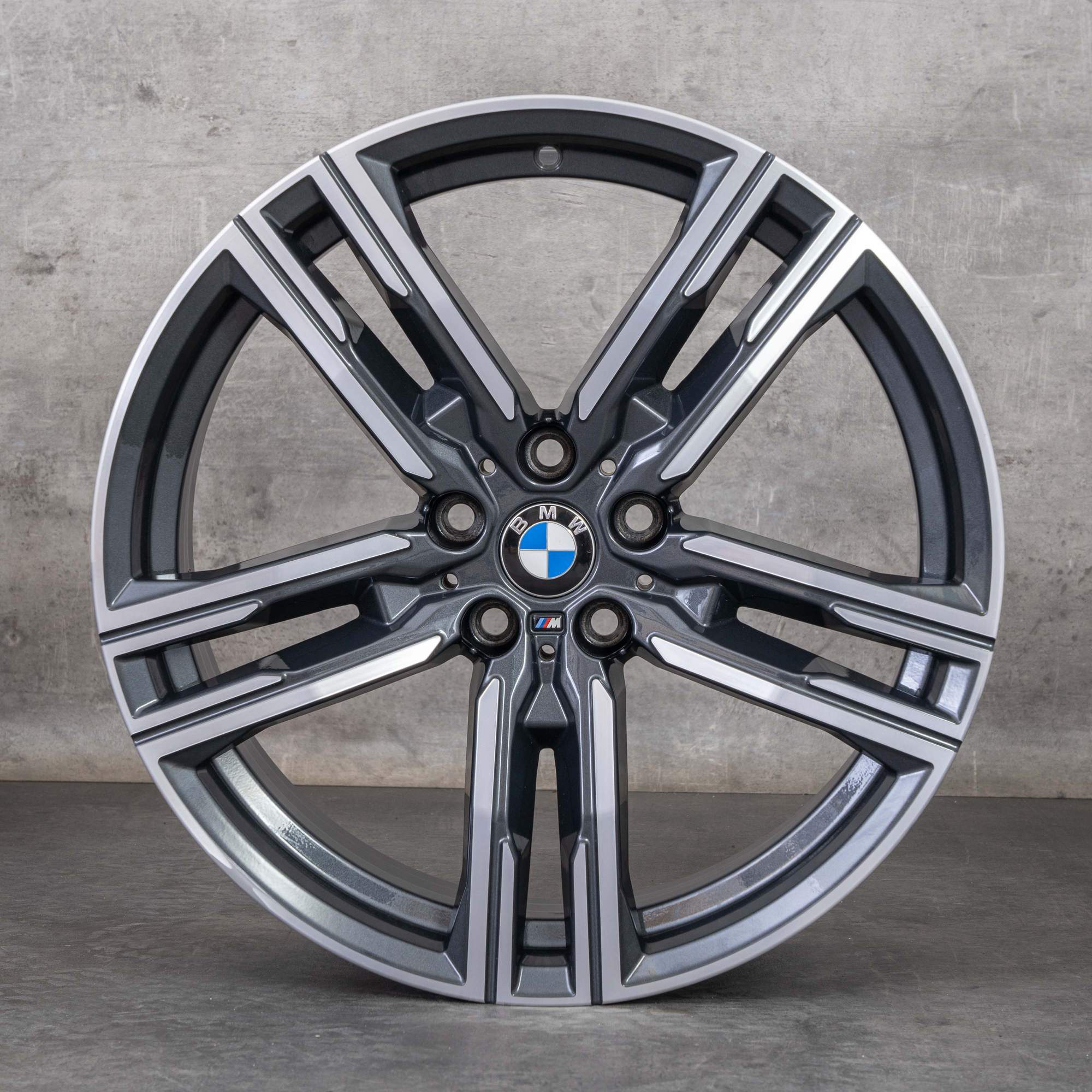 Alkuperäiset BMW 8-sarjan vanteet 19 tuuman G14 G15 G16 Styling 727 M 8090019 8090020 orbit harmaa Kiillotettu
