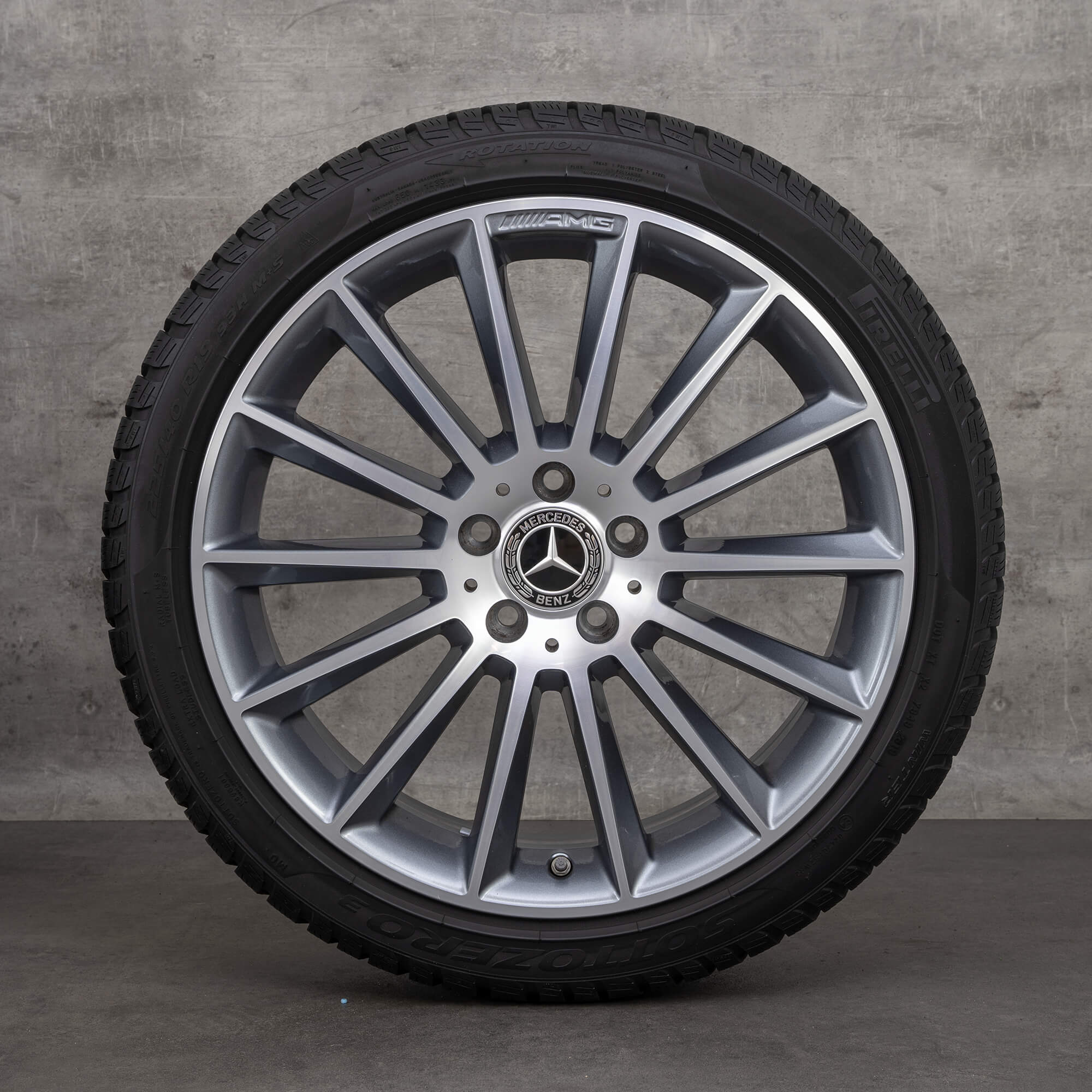 Jantes Mercedes AMG 19 pouces Classe A W177 CLA C118 X118 roues hiver pneus